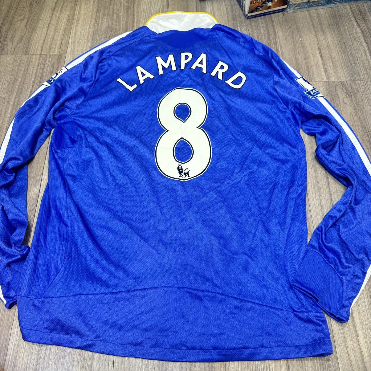 Adidas Chelsea 08/09 home Longsleeves shirt #8 Lampard Size US XL / EU 56 / 4 - 2 Thumbnail