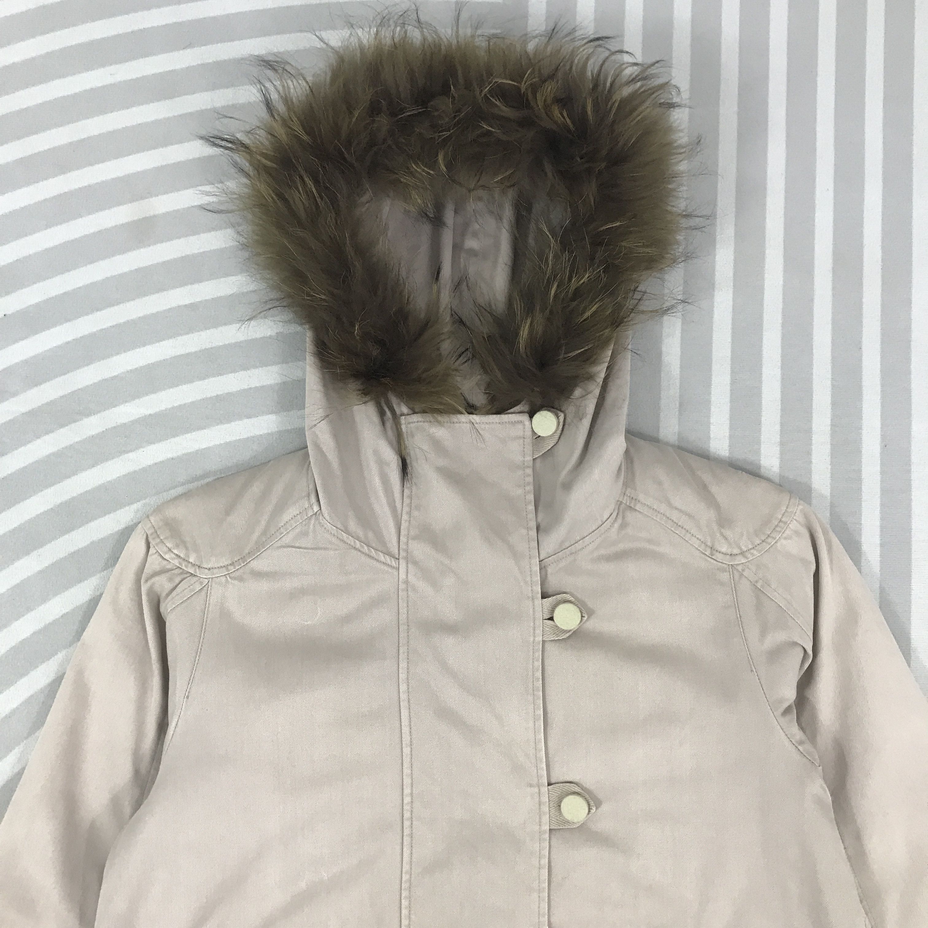 Tsumori Chisato Vintage Tsumori Chisato Fur Hoodies long Jacket K73B11 Size US M / EU 48-50 / 2 - 2 Thumbnail