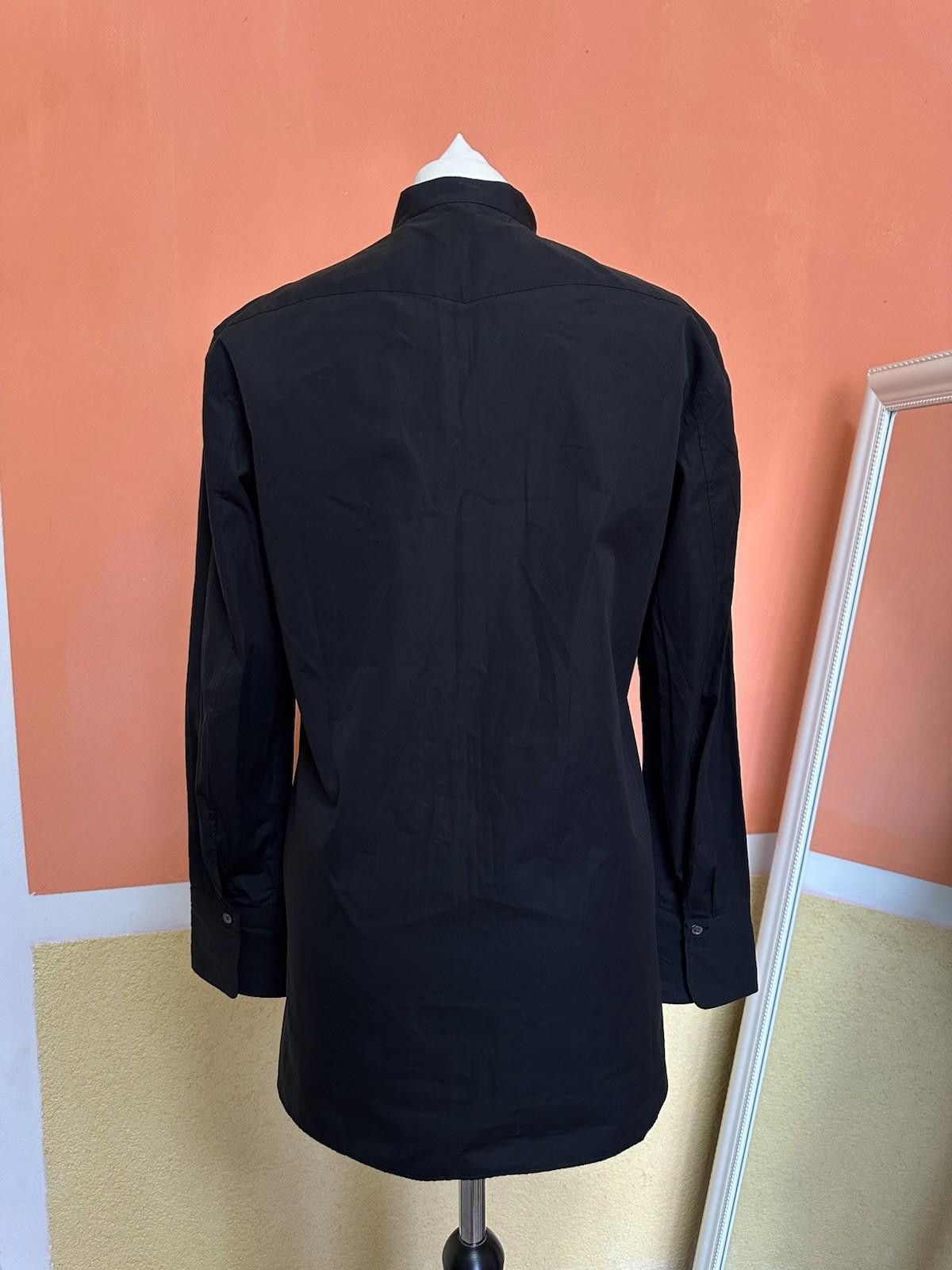Jil Sander × Uniqlo Uniqlo x Jil Sander Black Silk Stand Collar Shirt XS Size XS / US 0-2 / IT 36-38 - 5 Thumbnail