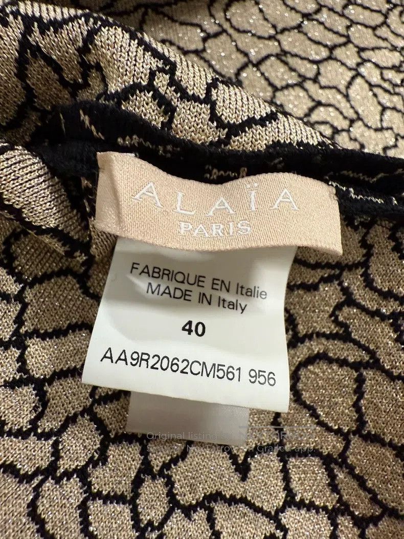 Alaia Alaia Silver wool dress Size S / US 4 / IT 40 - 9 Thumbnail