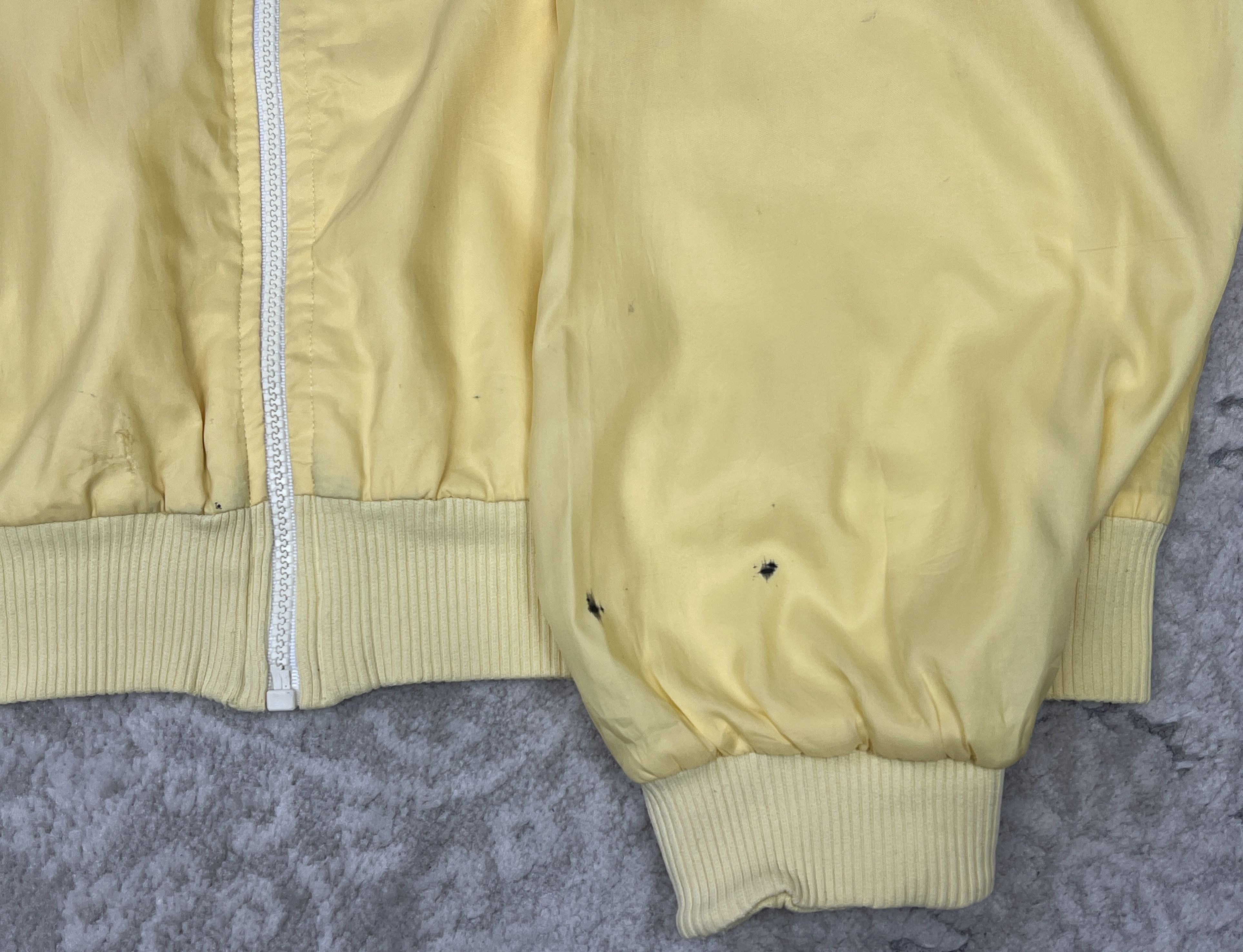 Lacoste Vintage Lacoste Chemise Bomber Jacket Yellow Made in France Size US L / EU 52-54 / 3 - 23 Thumbnail