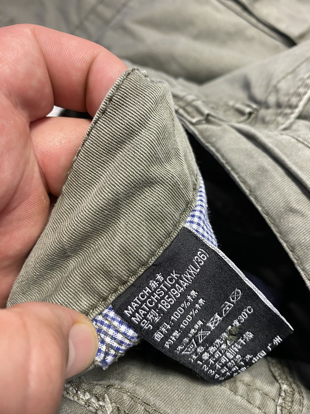 Japanese Brand × Vintage Vintage Matchstick Bondage Multi Pocket Cargo Pants Size US 34 / EU 50 - 11 Thumbnail