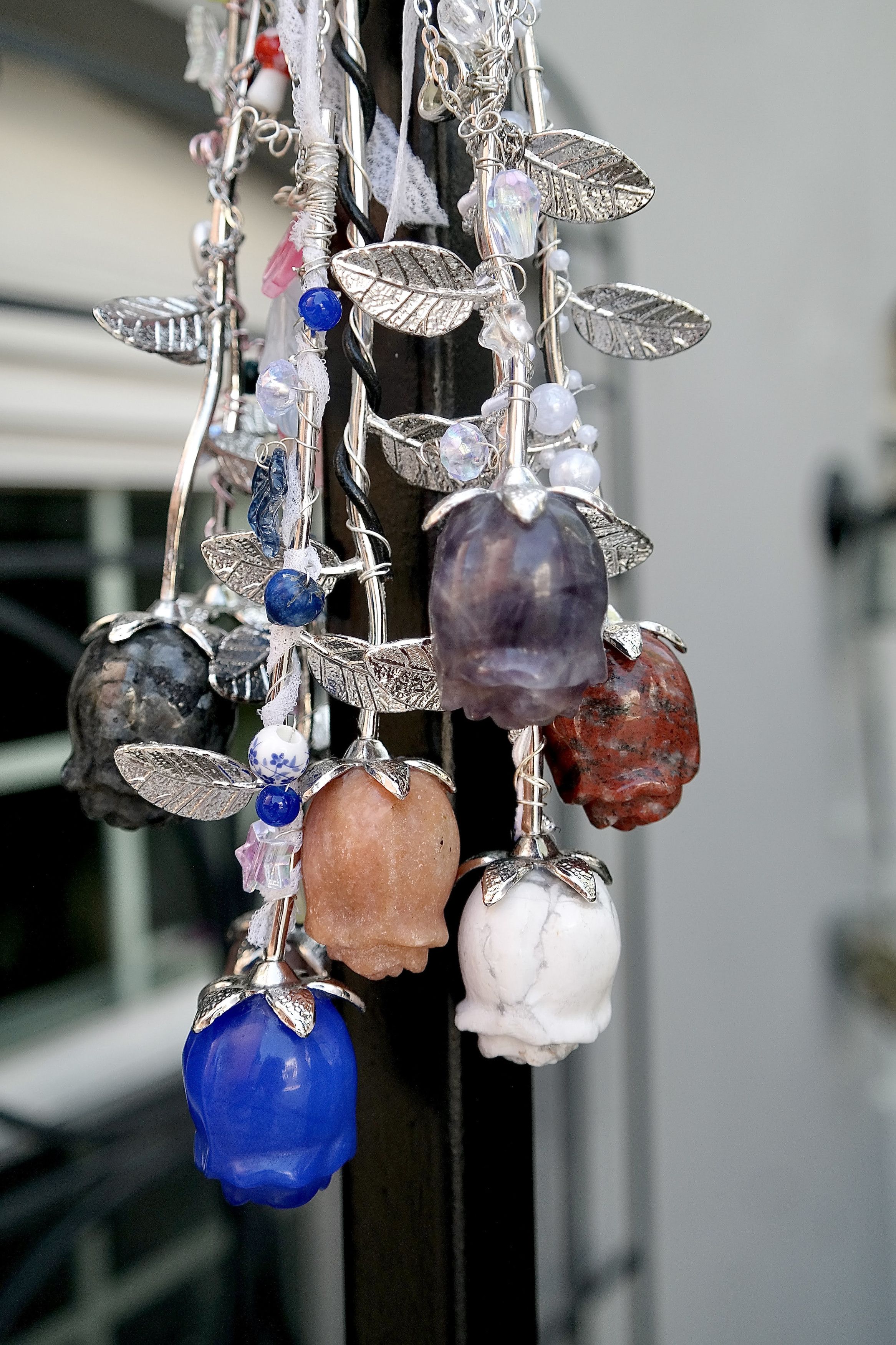 Handmade Crystal Rose Necklaces Size ONE SIZE - 9 Thumbnail