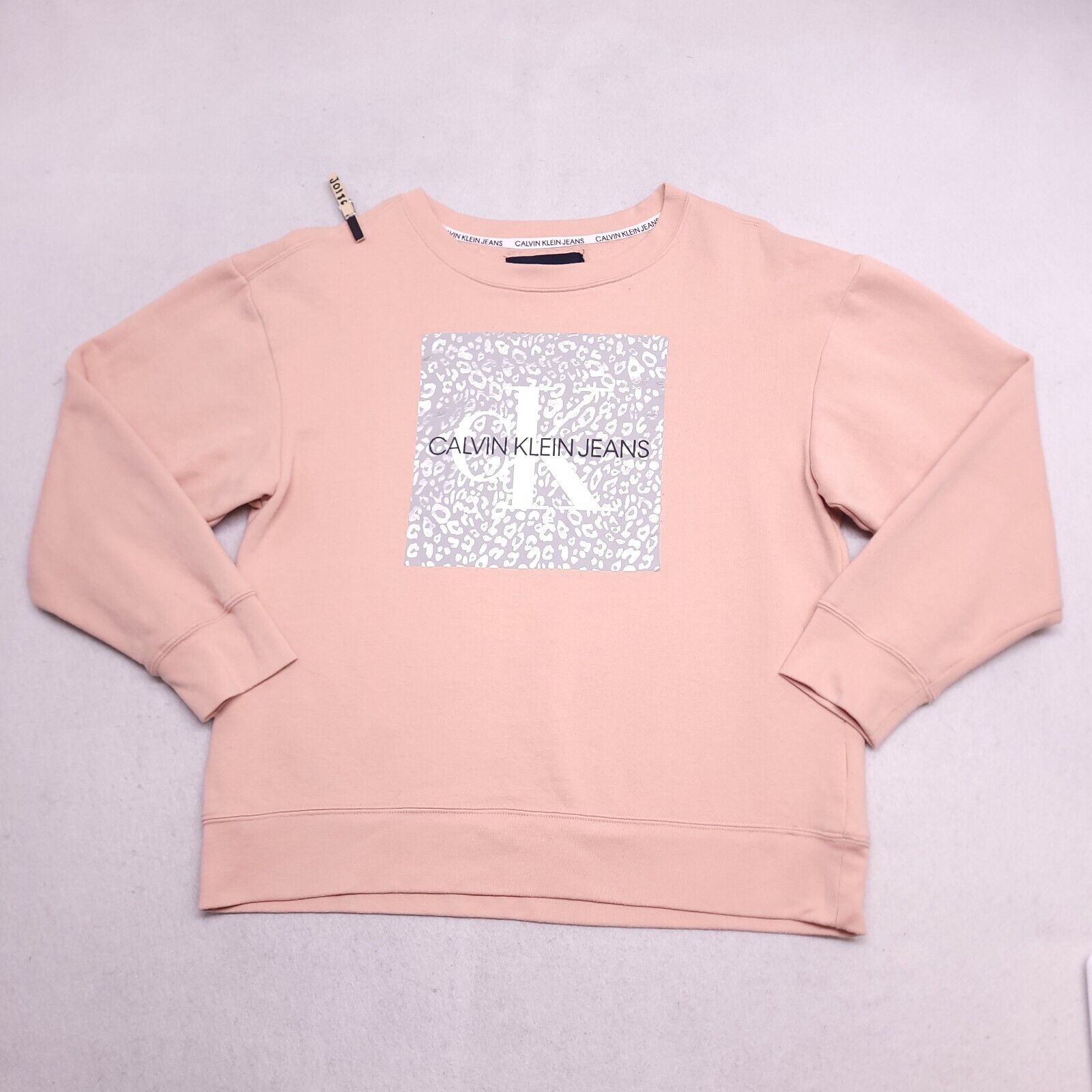 Calvin Klein Calvin Klein Pullover Sweatshirt Womens Size Small S Pink Size S / US 4 / IT 40 - 2 Thumbnail
