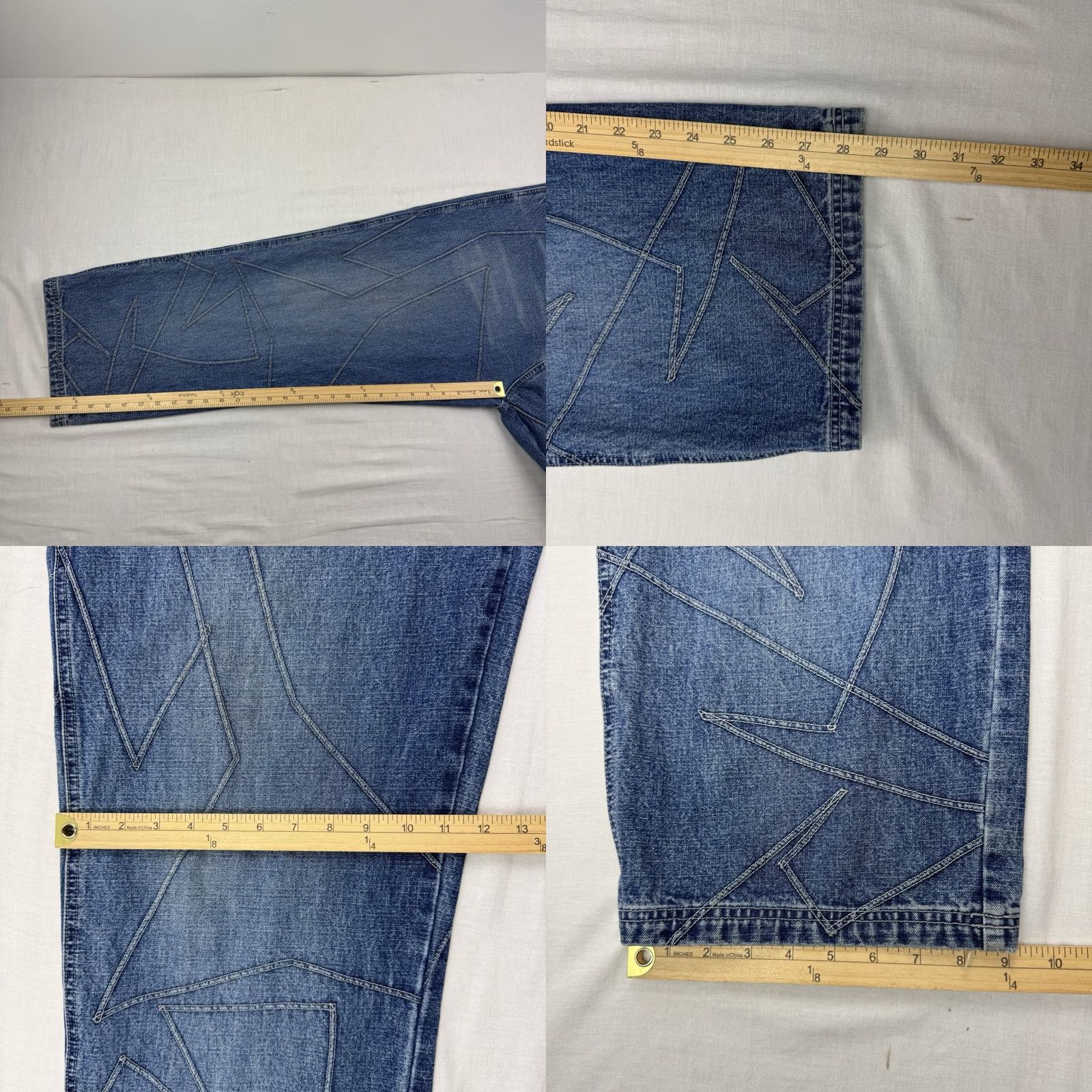 Vintage VINTAGE Cybertek Jeans Adult 36x30 Baggy Relaxed Skater Hipster Punk Y2K Rave Jeans Size US 36 / EU 52 - 8 Thumbnail
