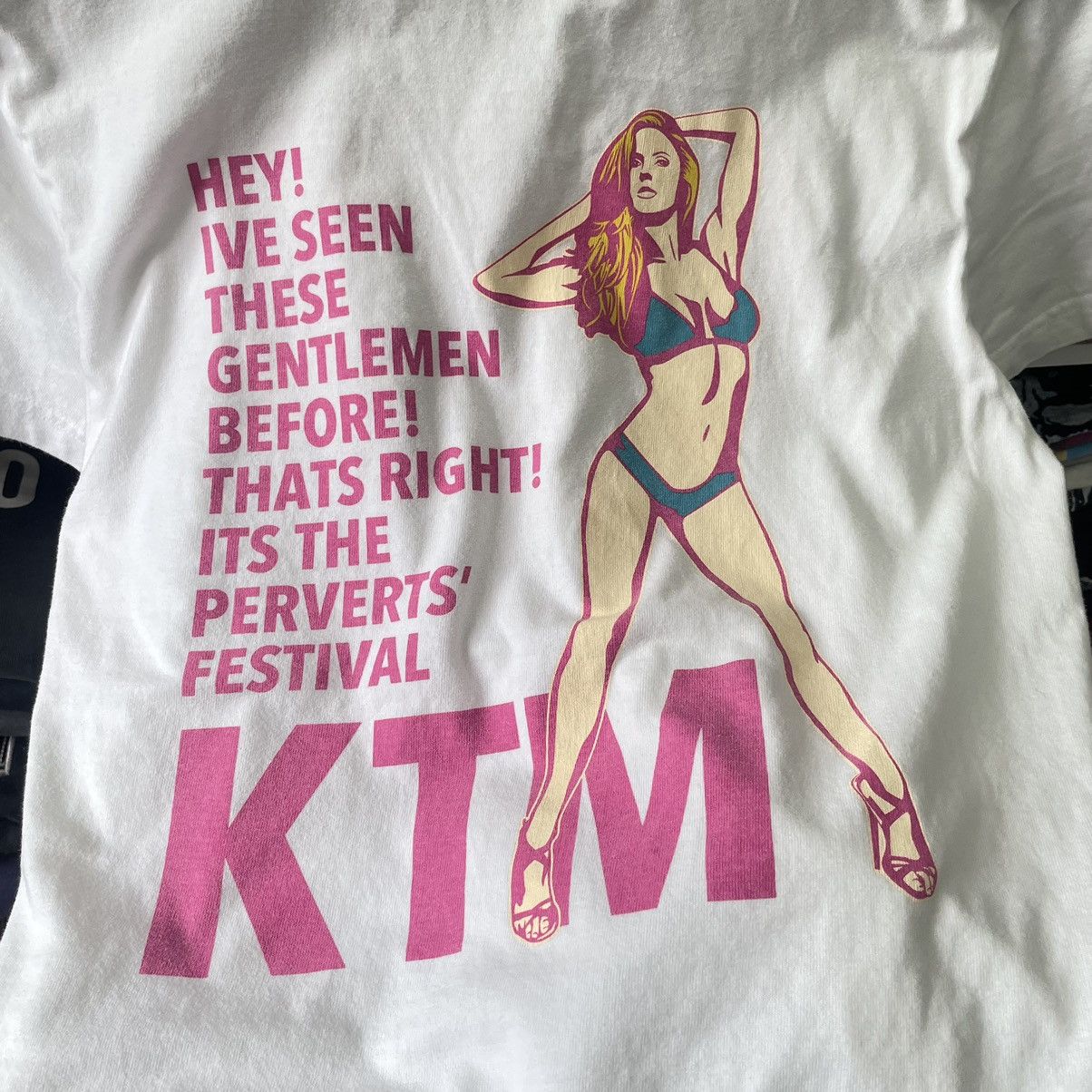 Hysteric Glamour 🇯🇵 KTM SEXY LADIES HYSTERIC GLAMOUR INSPIRED WOMEN TSHIRT Size US XS / EU 42 / 0 - 3 Thumbnail