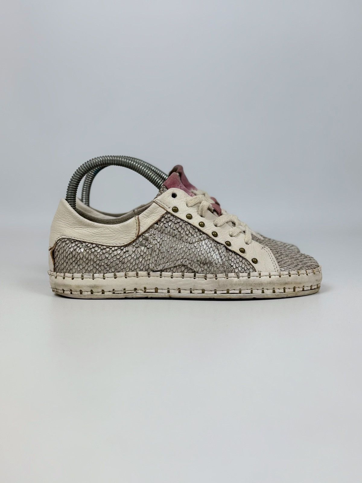A.S.98 A.S.98 Snake Skin Low-Top Sneakers Size 37 Size US 7 / IT 37 - 5 Thumbnail