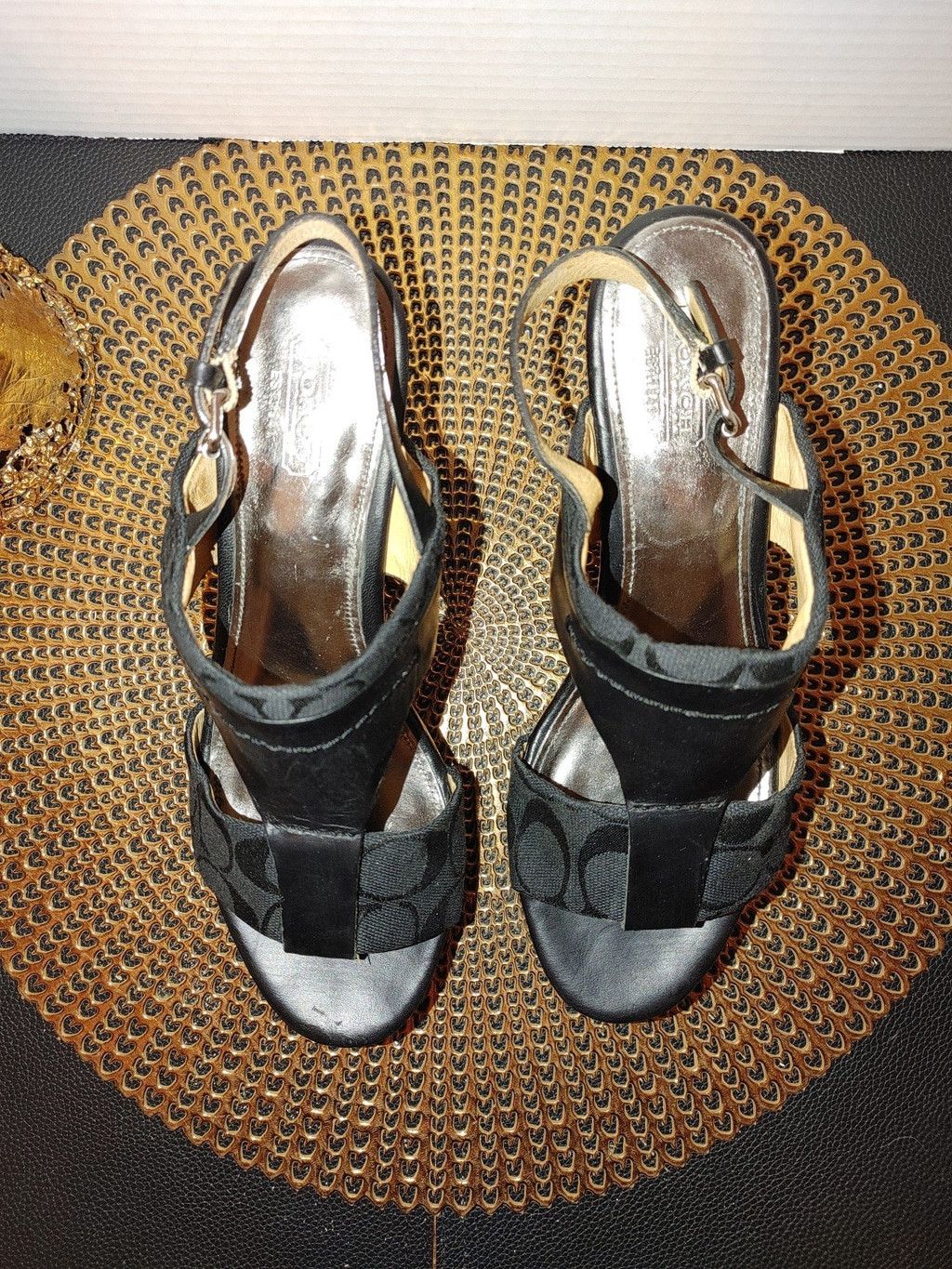 Coach Coach Wedges Sandals Size 7.5 Size US 7.5 / IT 37.5 - 2 Thumbnail