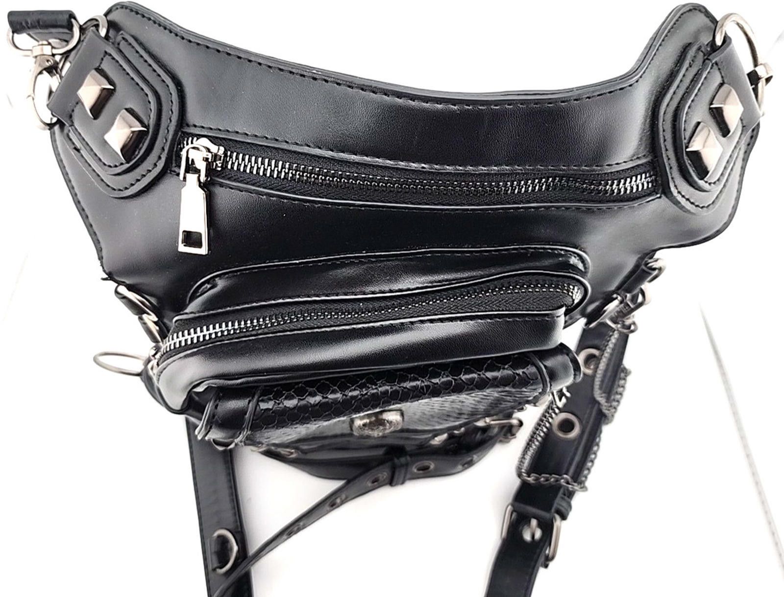 The Unbranded Brand Daniel Jie Steampunk Crossbody Shoulder Bag – Gear & Rivet Size ONE SIZE - 8 Thumbnail