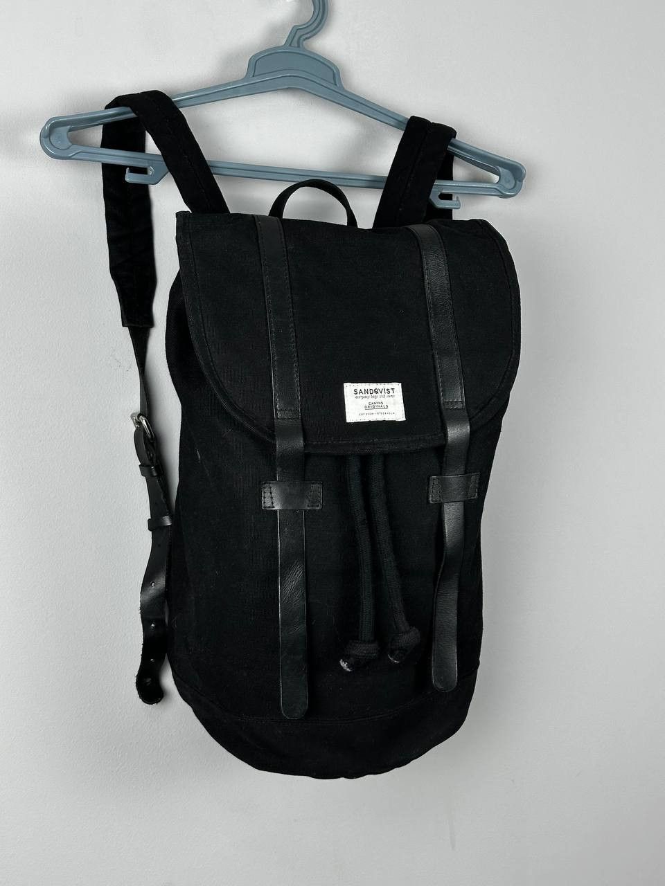 SANDQVIST Stig Sandqvist Backpack Leather Bag Black Size ONE SIZE - 1 Thumbnail