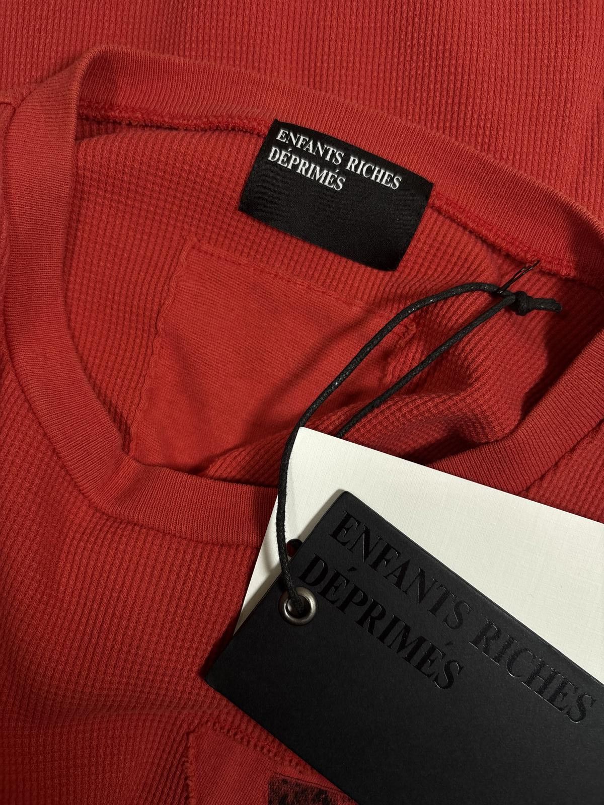 Enfants Riches Deprimes ERD ASSEMBLAGE LONGSLEEVE THERMAL RED Size US S / EU 44-46 / 1 - 3 Thumbnail