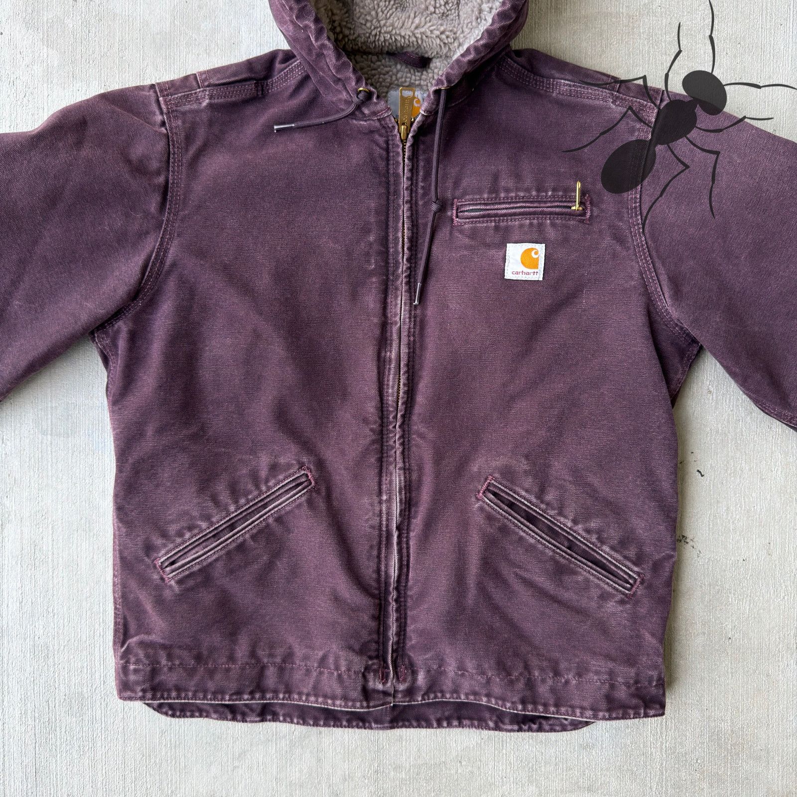 Carhartt × Vintage Carhartt WOMENS WJ141 DWN purple Sierra work wear jacket Size US S / EU 44-46 / 1 - 3 Thumbnail