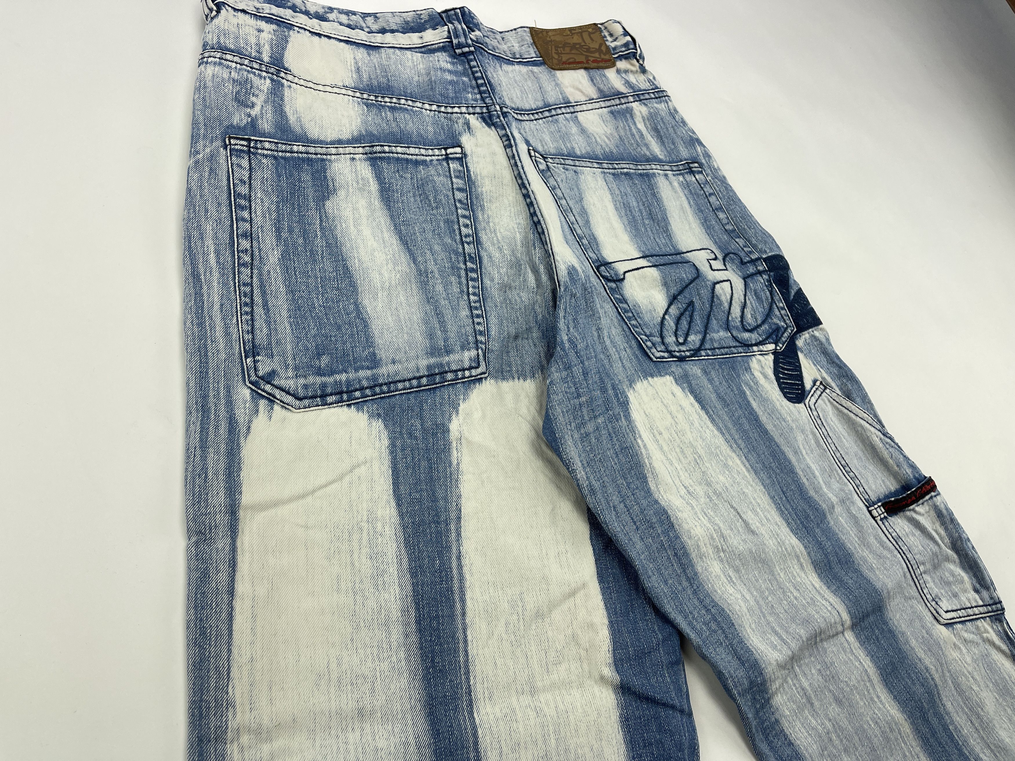 Freeman T. Porter Freeman T. Porter jeans, vintage hip hop baggy, acid wash 34 Size US 34 / EU 50 - 4 Thumbnail