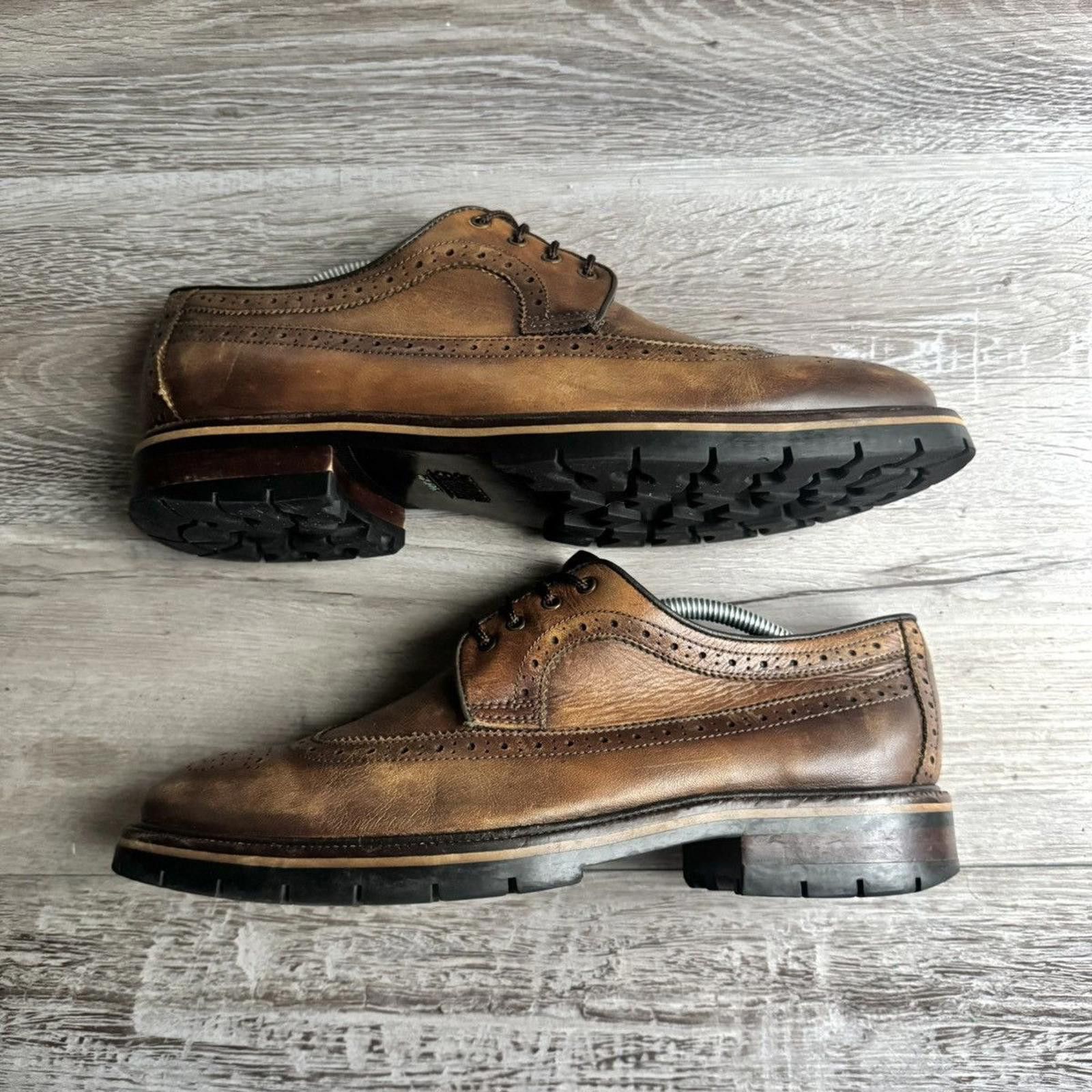 Johnston & Murphy JOHNSTON & MURPHY • XC Flex Cody Longwing "Tan" (10M) Size US 10 / EU 43 - 2 Thumbnail