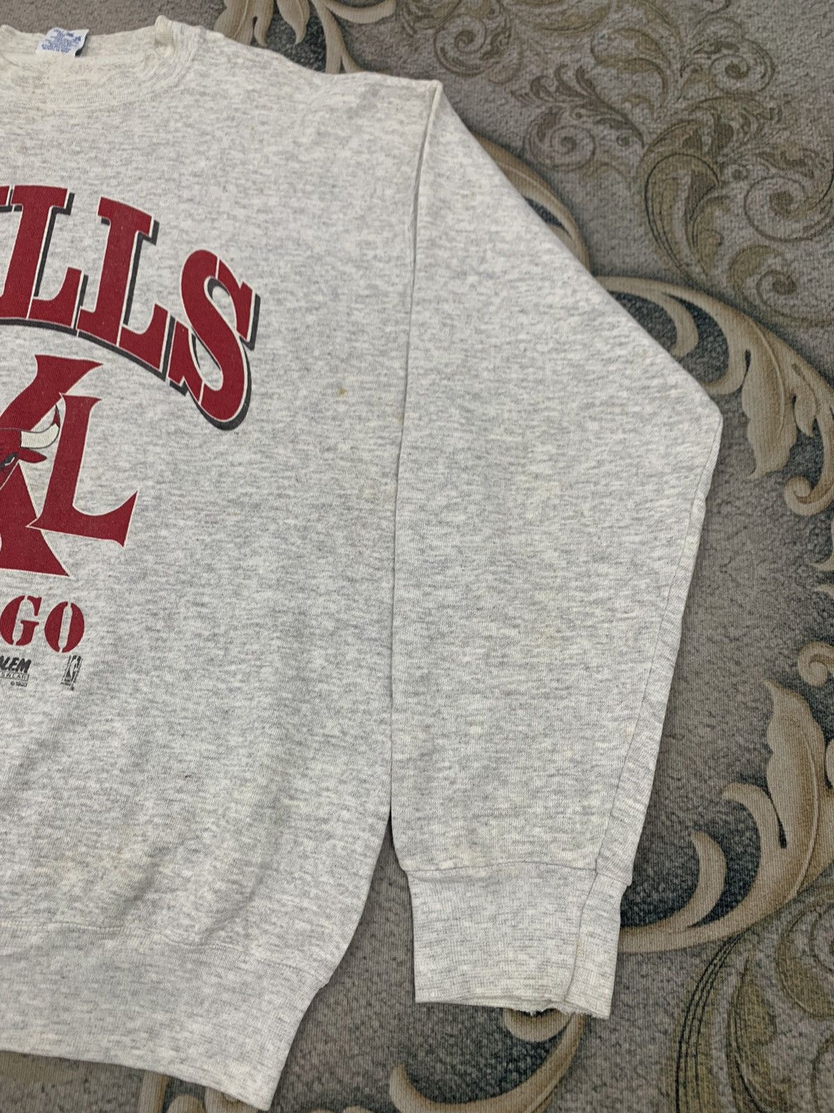 NBA × Salem Sportswear × Vintage Vtg Bulls Chicago Sweatshirt by Salem Sportswear Size US L / EU 52-54 / 3 - 5 Thumbnail