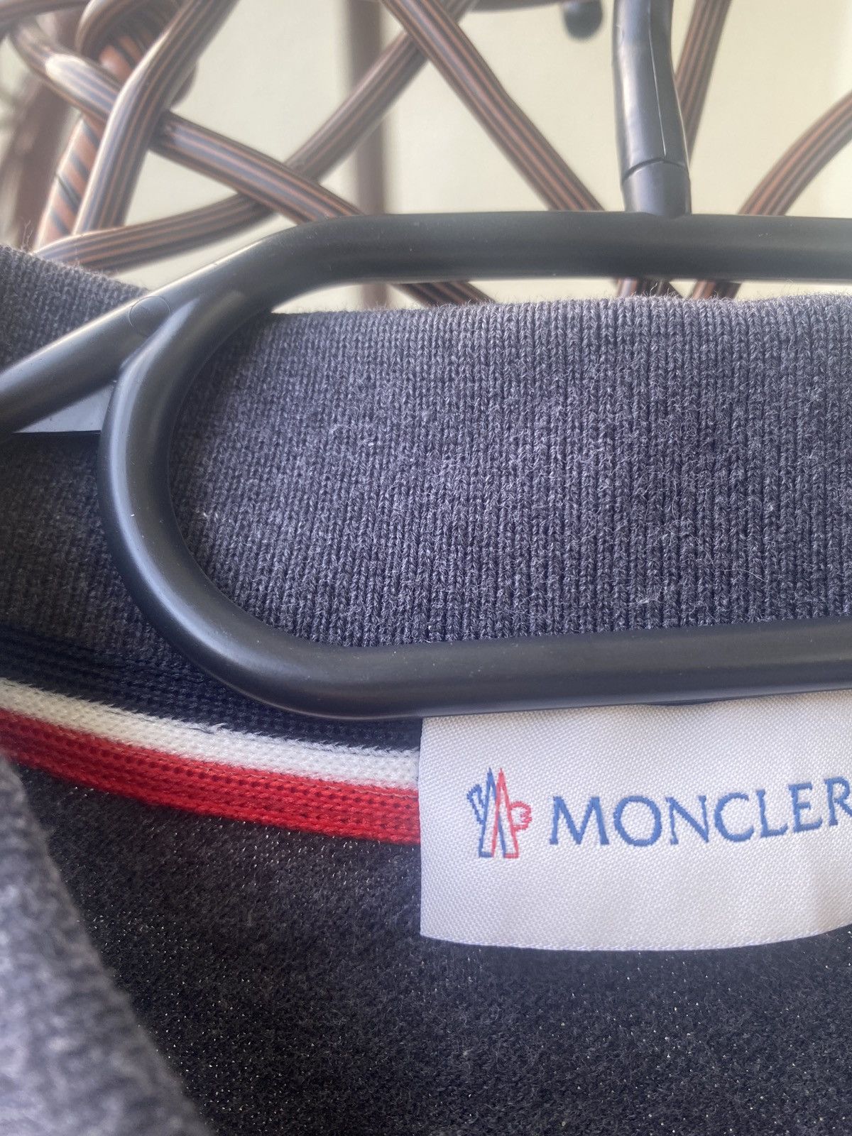 Moncler Moncler lonsleeve polo luxury shirt Size US M / EU 48-50 / 2 - 2 Thumbnail
