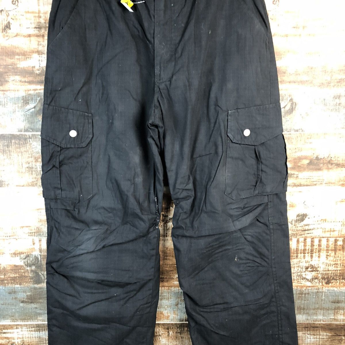 Japanese Brand DL Japanese Brand Dark Blue Cargo Multipocket Pants #C642 Size US 31 - 5 Thumbnail