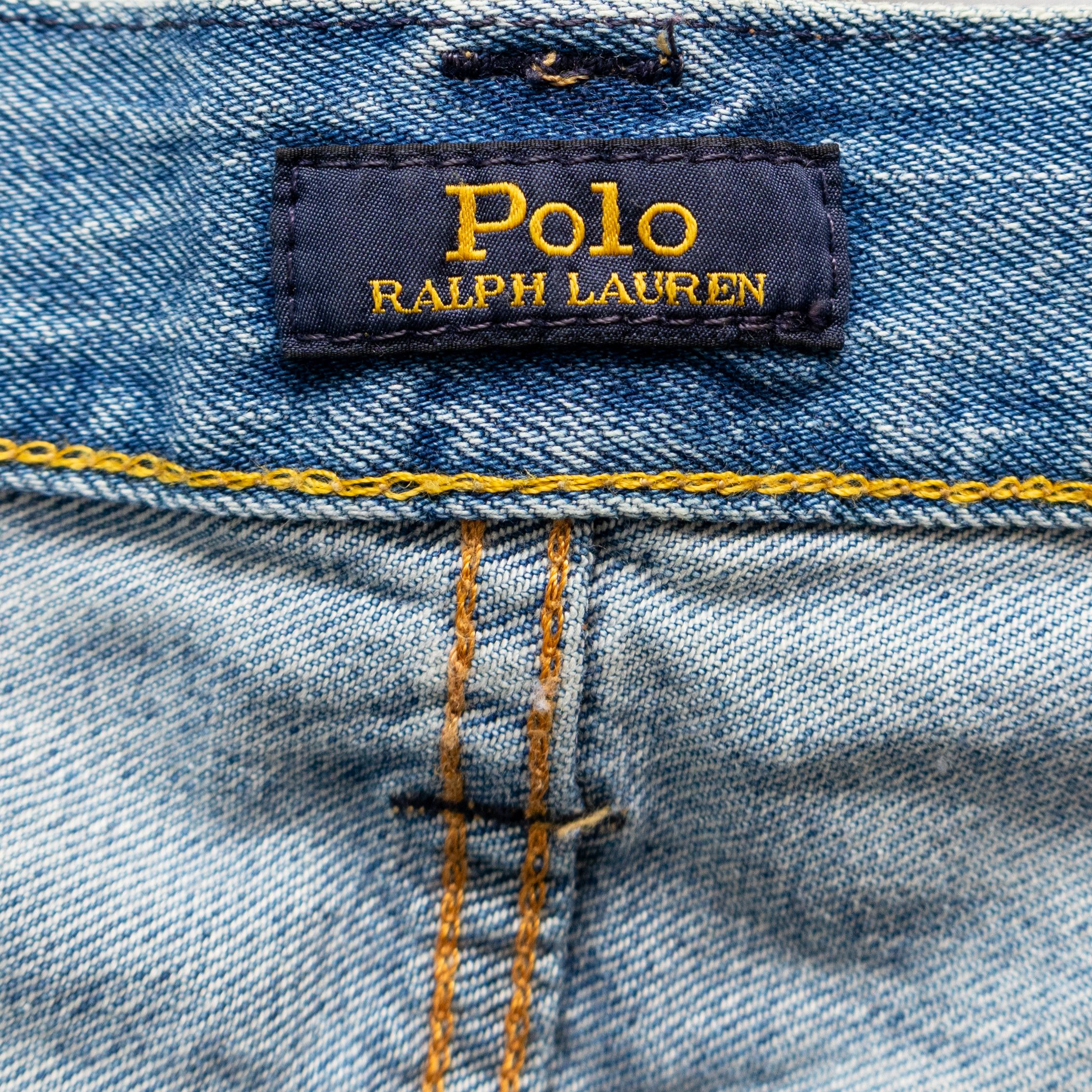 Polo Ralph Lauren Polo Ralph Lauren Sullivan Slim Patchwork Distressed Jeans Size US 36 / EU 52 - 4 Thumbnail