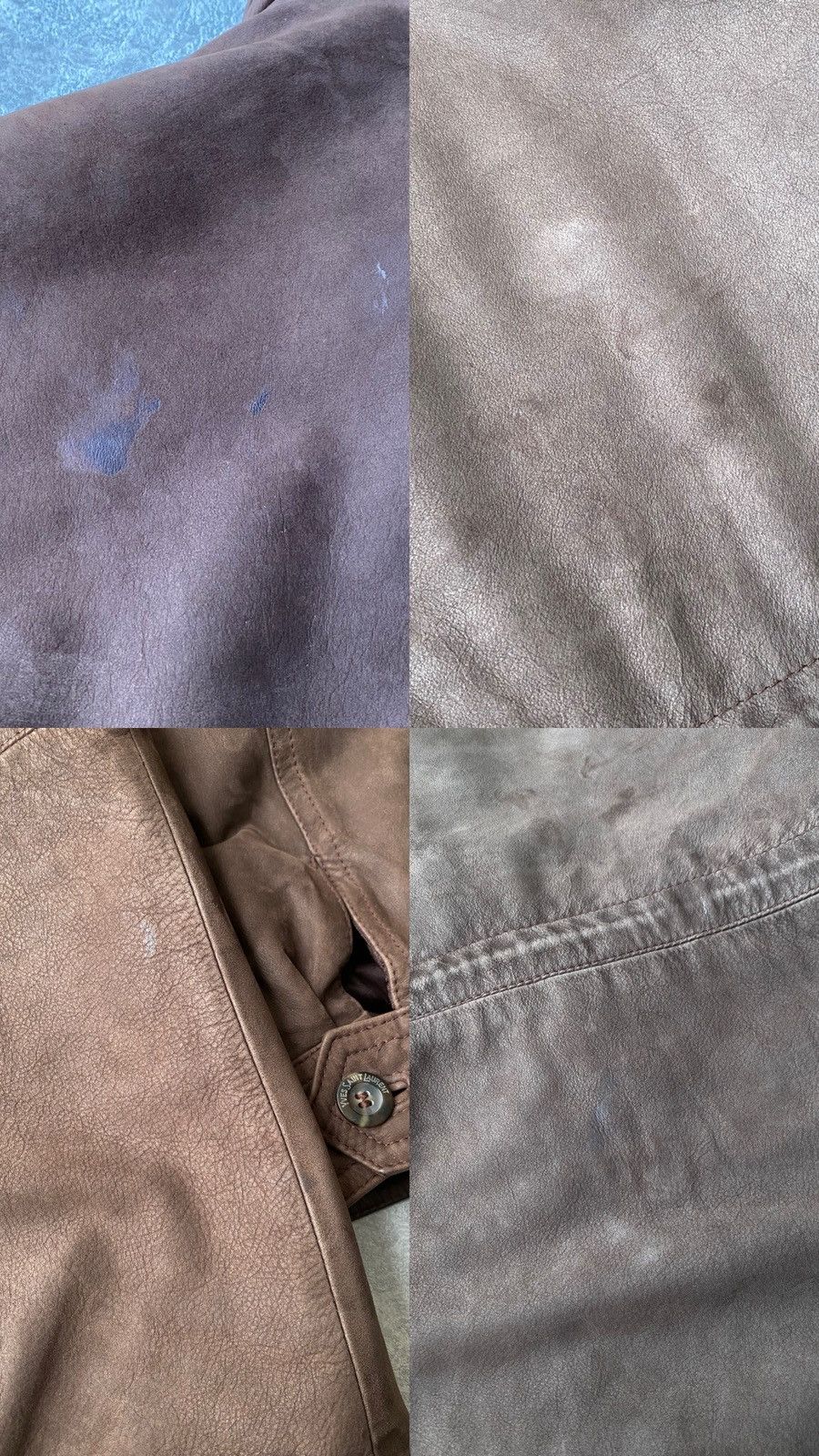 Yves Saint Laurent Vintage Yves Saint Laurent Leather Hunting Suede Jacket Size US XL / EU 56 / 4 - 19 Thumbnail