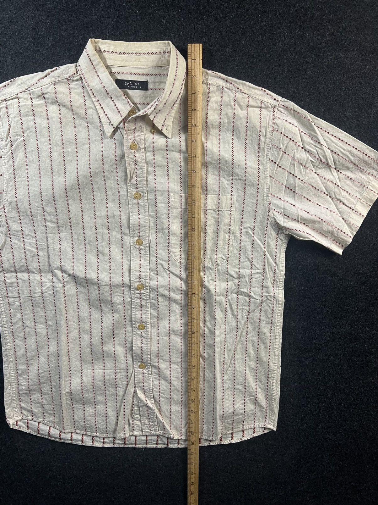 Yohji Yamamoto Vintage Yohji Sacny Y’saccs Button Up Plaid Size US L / EU 52-54 / 3 - 6 Thumbnail