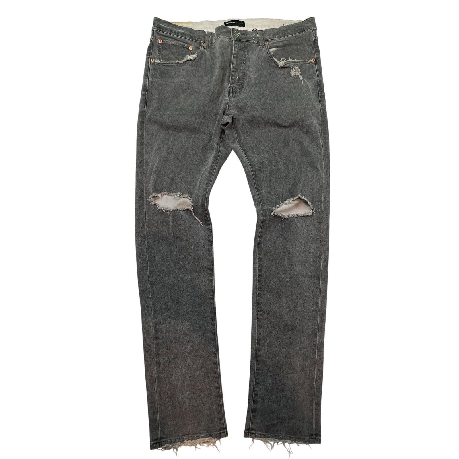 Purple Brand Purple Brand Grey Jeans Size US 36 / EU 52 - 1 Thumbnail