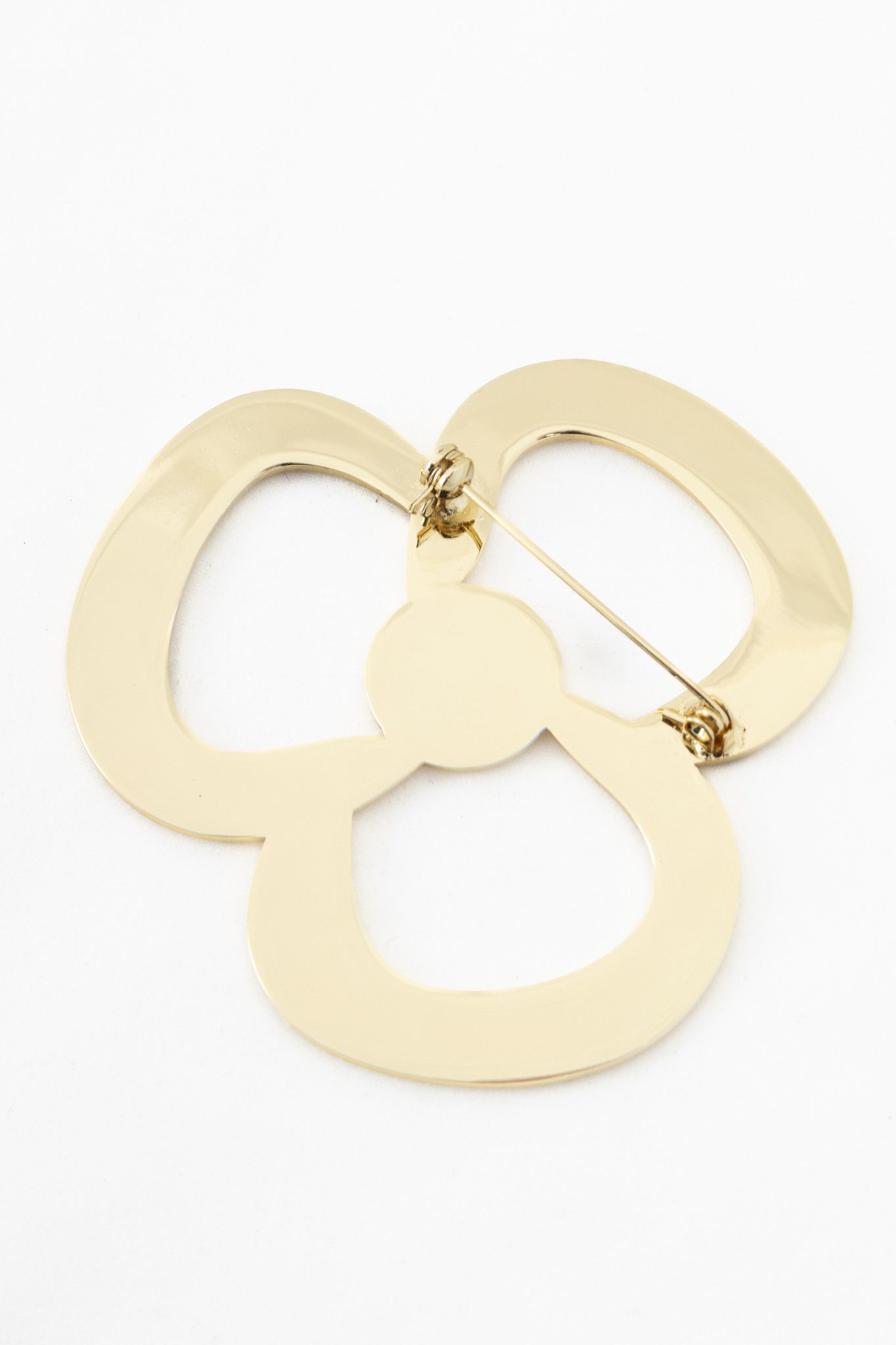 Christian Louboutin Christian Louboutin Yellow Enamel & Gold-Tone Flower Brooch Size ONE SIZE - 4 Thumbnail