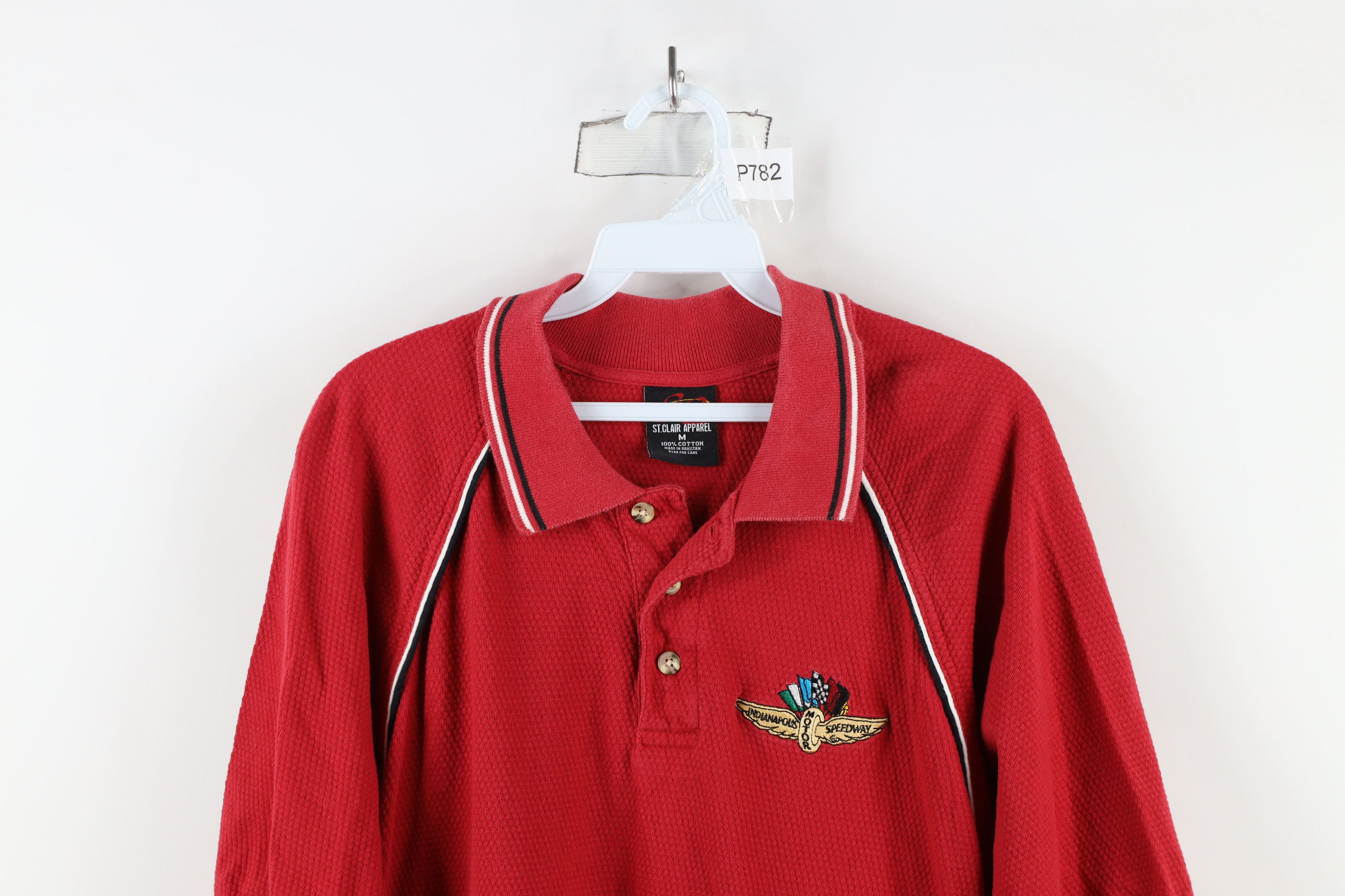 Vintage Vintage 90s Indianapolis Motor Speedway Collared Polo Shirt Size US M / EU 48-50 / 2 - 2 Thumbnail