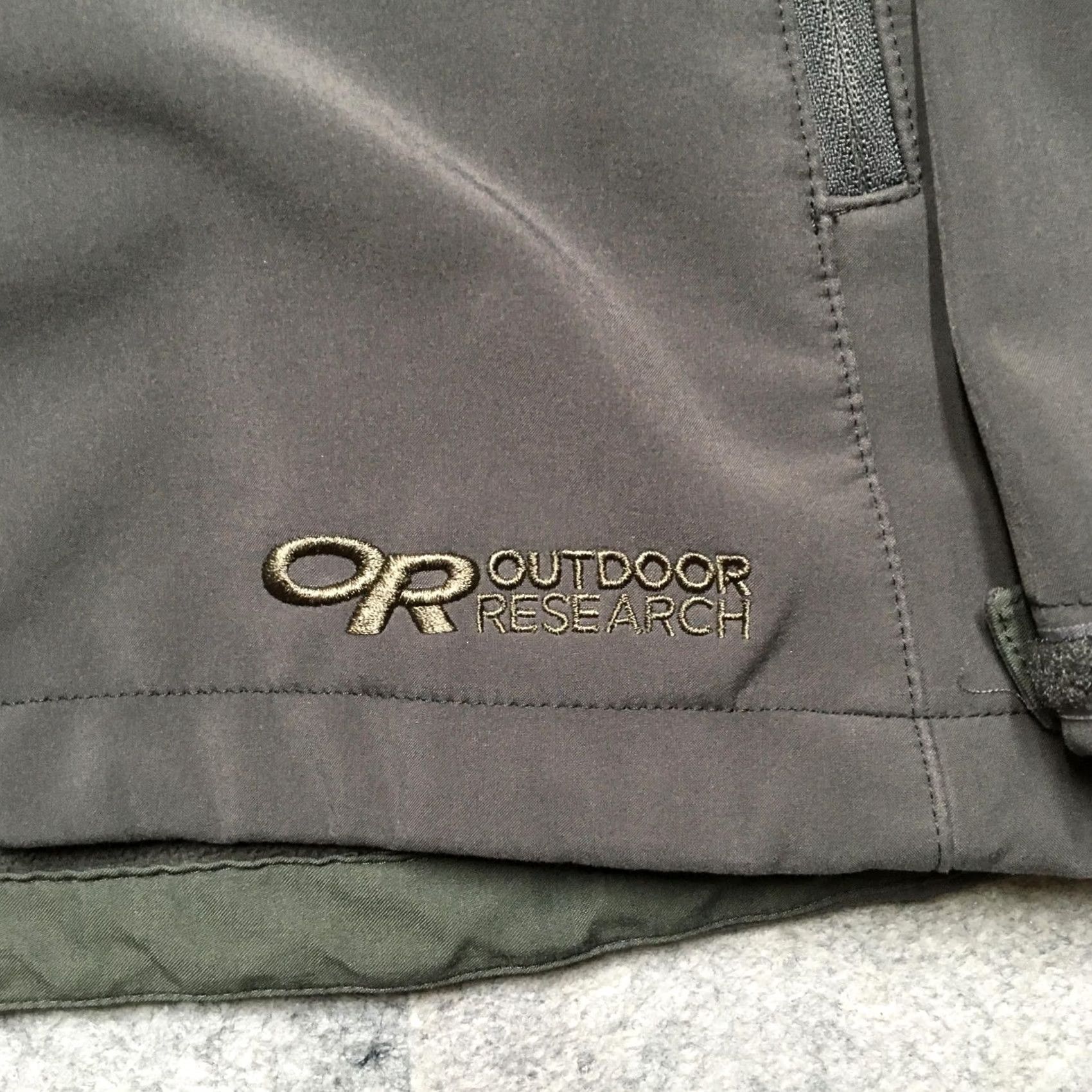 Outdoor Research Outdoor Research Transfer Jacket Mens XL Gray Softshell Lined Pockets Hiking F19 Mens Transfer Jacket Size US XL / EU 56 / 4 - 3 Thumbnail
