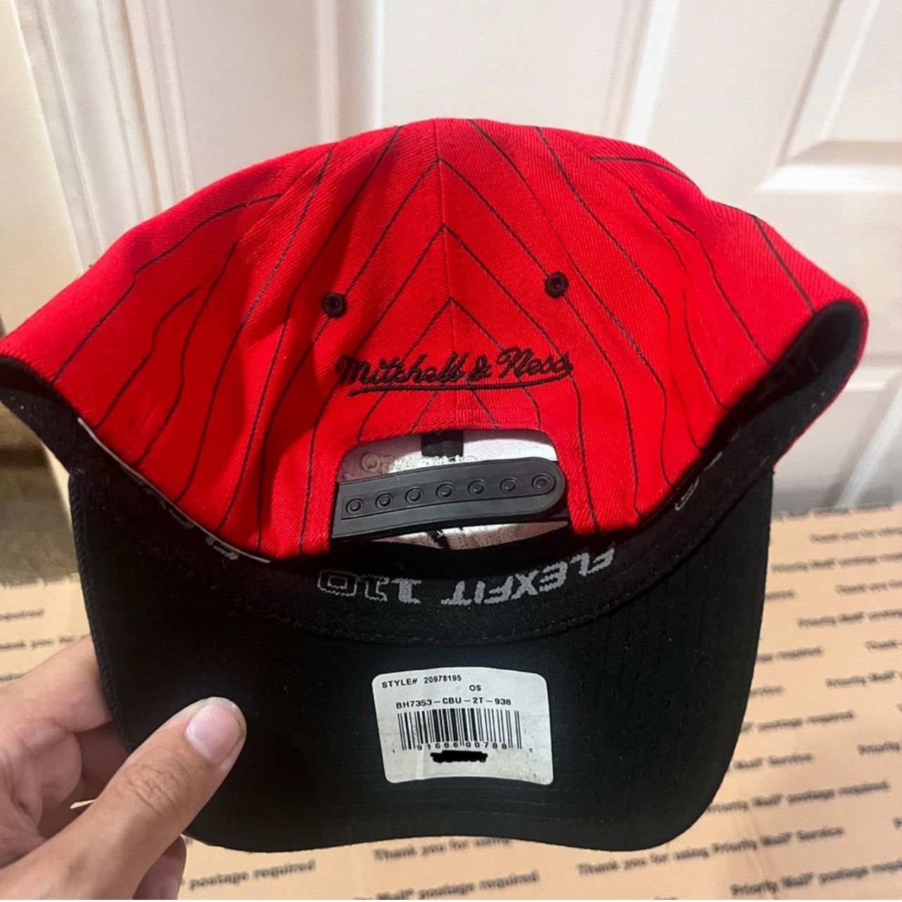 Mitchell & Ness Chicago Bulls Mitchell & Ness Pin stripe Hat Size ONE SIZE - 2 Thumbnail
