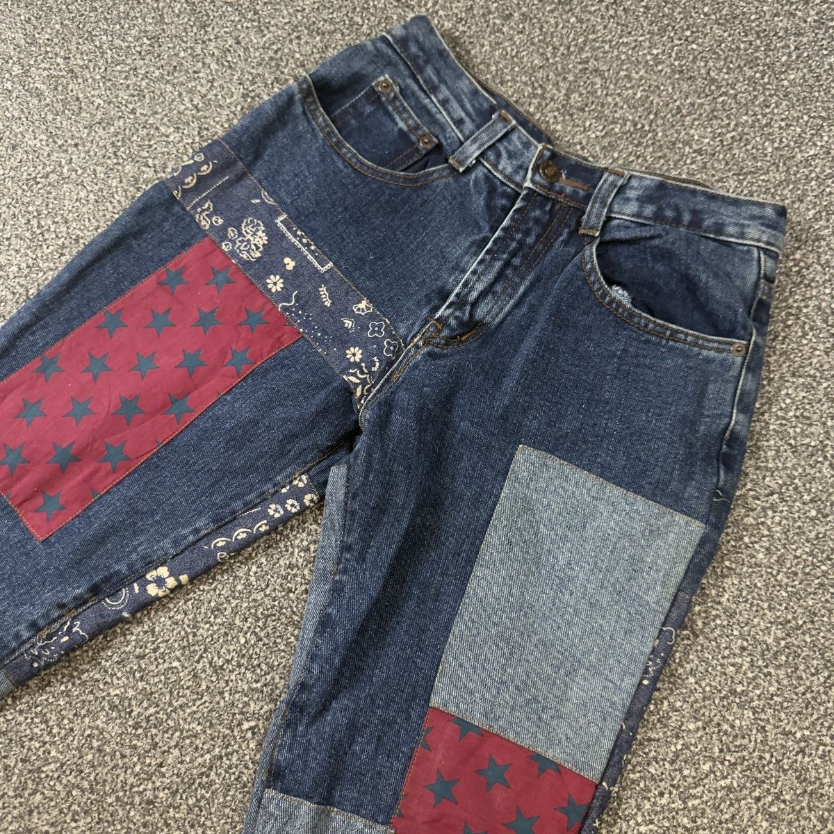 Japanese Brand Vintage 90s Japanese Flared Anap Weekend Edition Denim Size US 27 - 3 Thumbnail