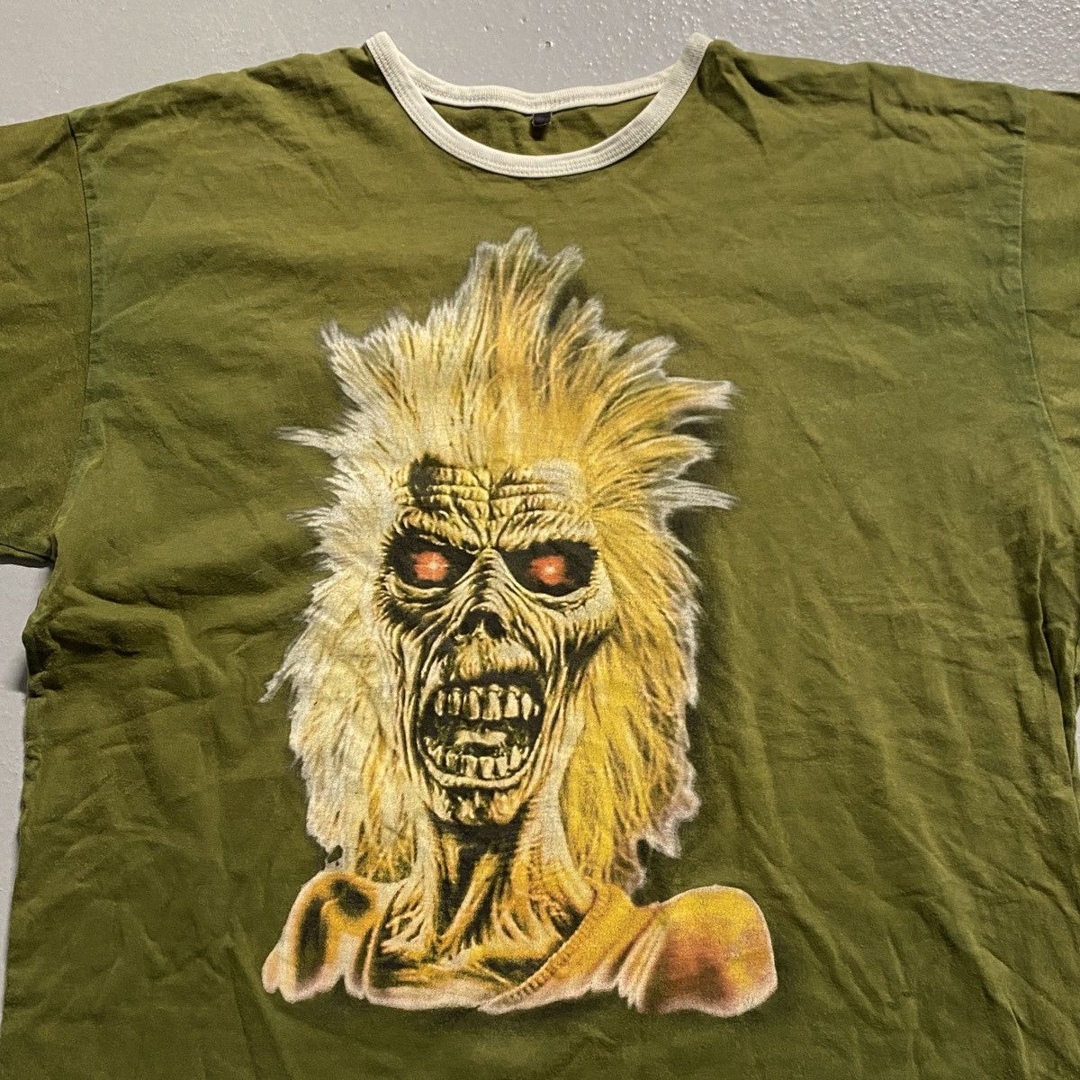 Iron Maiden Vintage faded very rare 90’s iron maiden t-shirt Size US L / EU 52-54 / 3 - 3 Thumbnail