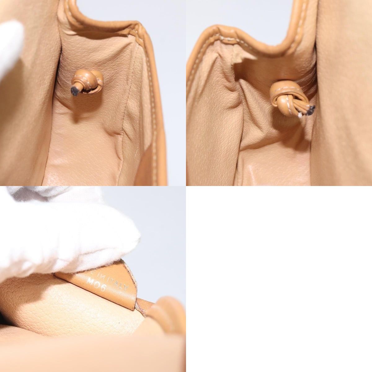 Celine CELINE Macadam Canvas Shoulder Bag Pvc Beige Gold Size ONE SIZE - 12 Thumbnail
