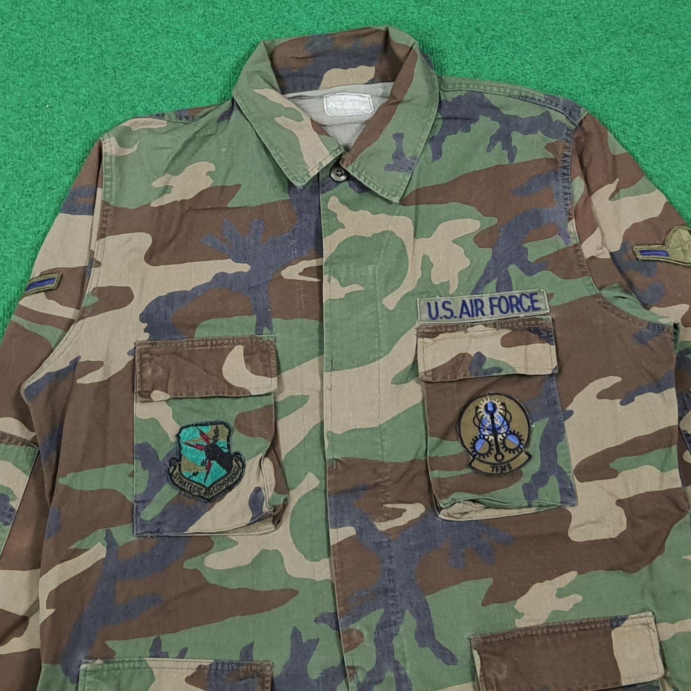 Vintage Vintage 90s USAF Strategic Air Command Camo Jacket C278N9 Size US L / EU 52-54 / 3 - 2 Thumbnail