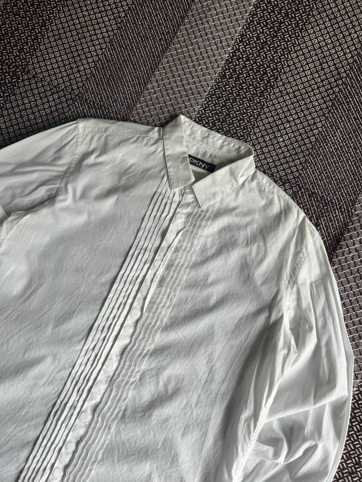 DKNY DKNY Classic White Shirt Solid Style Size Medium Size US M / EU 48-50 / 2 - 4 Thumbnail