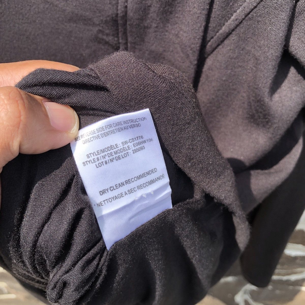 Helmut Lang × If Six Was Nine HELMUT LANG ASYMETRYCAL HOODIE BLACK Size M / US 6-8 / IT 42-44 - 7 Thumbnail