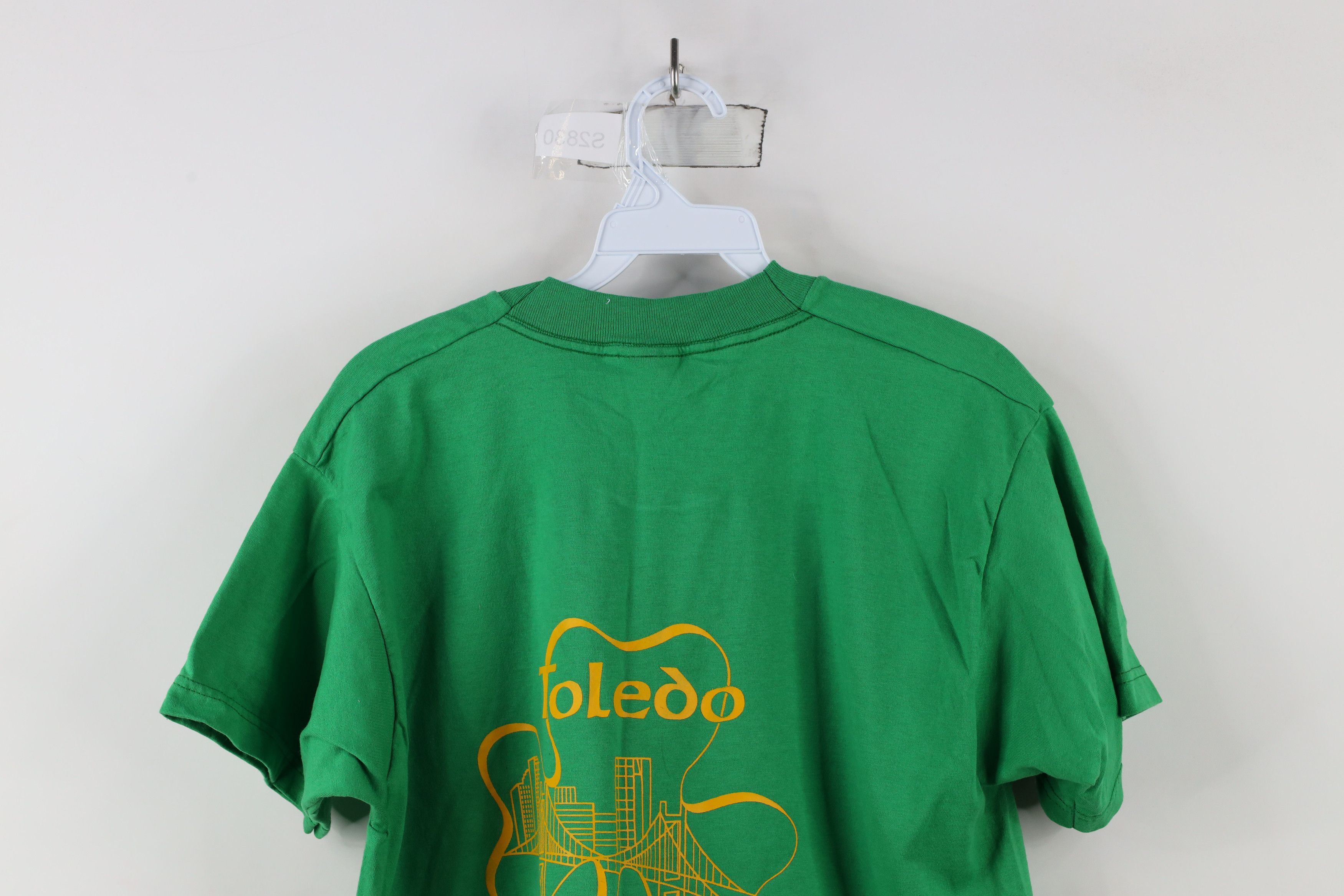 Vintage Vintage 90s Toledo Irish American Club Short Sleeve T-Shirt Size US L / EU 52-54 / 3 - 8 Thumbnail