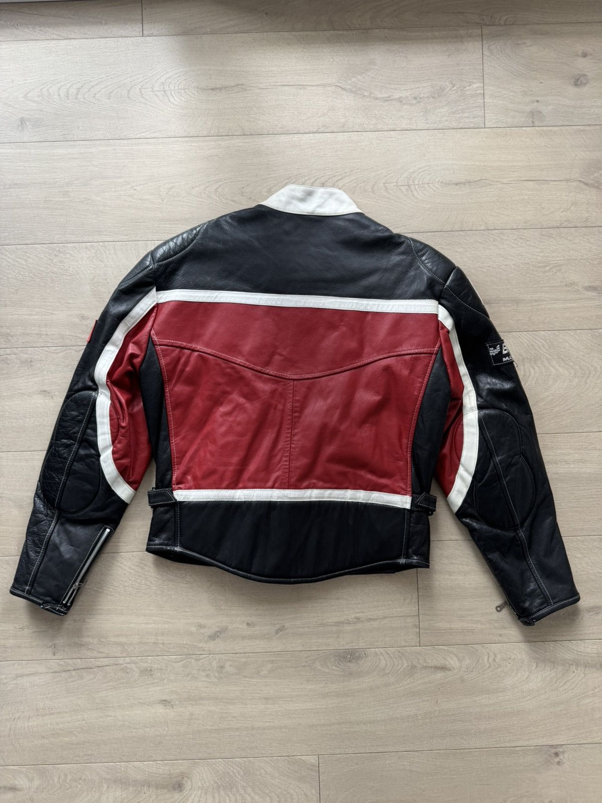Vintage RACING MOTO JACKET LEATHER vintage Size US M / EU 48-50 / 2 - 17 Thumbnail