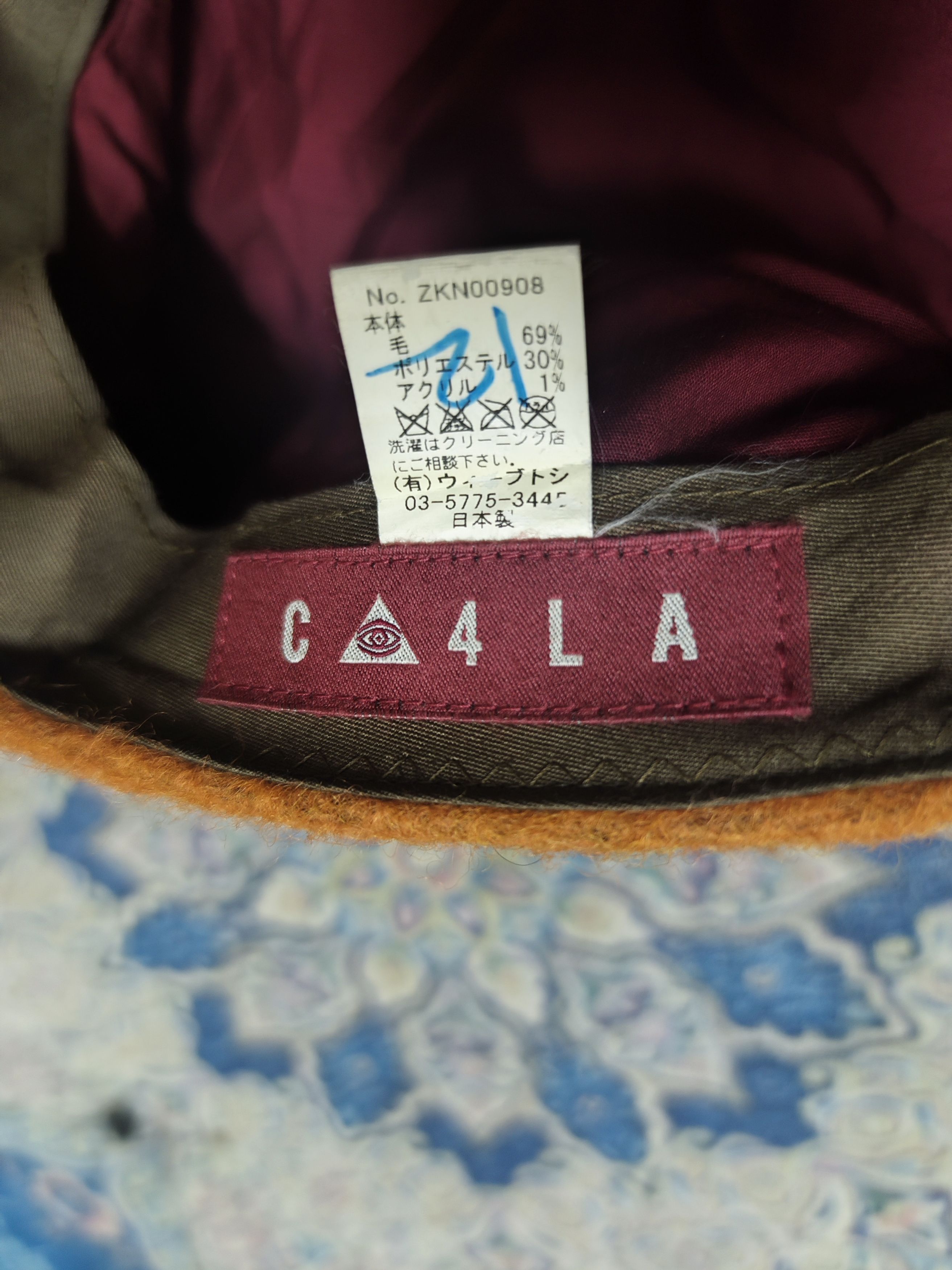 CA4LA CA4LA Wool Hat Made In Japan Size ONE SIZE - 6 Thumbnail