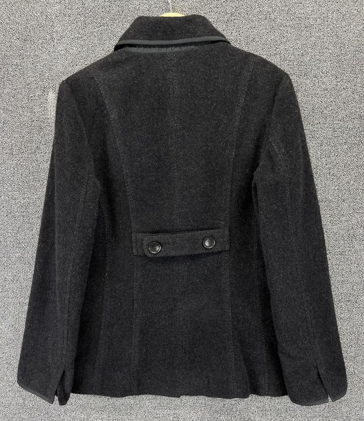 Krizia Vintage Evex by Krizia Button Up Black Wool Jacket Size M / US 6-8 / IT 42-44 - 9 Thumbnail