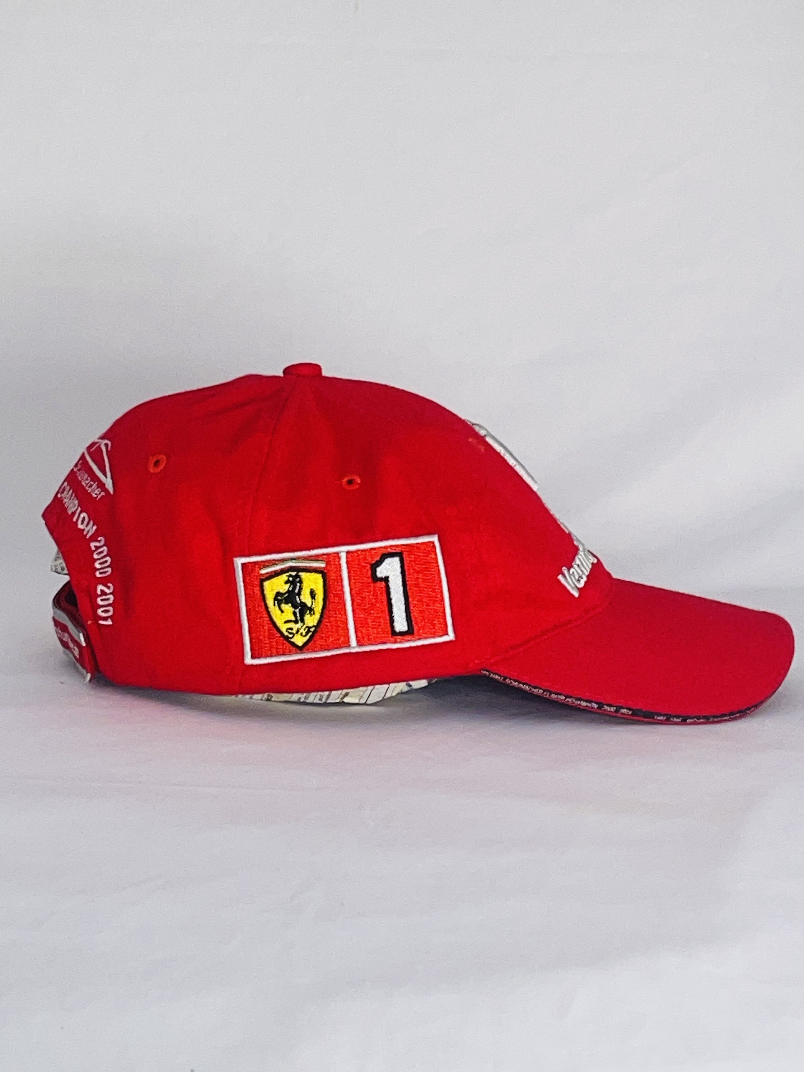 Ferrari Michael Schumacher Ferrari Cap – World Champion 2000/2001 Size ONE SIZE - 2 Thumbnail