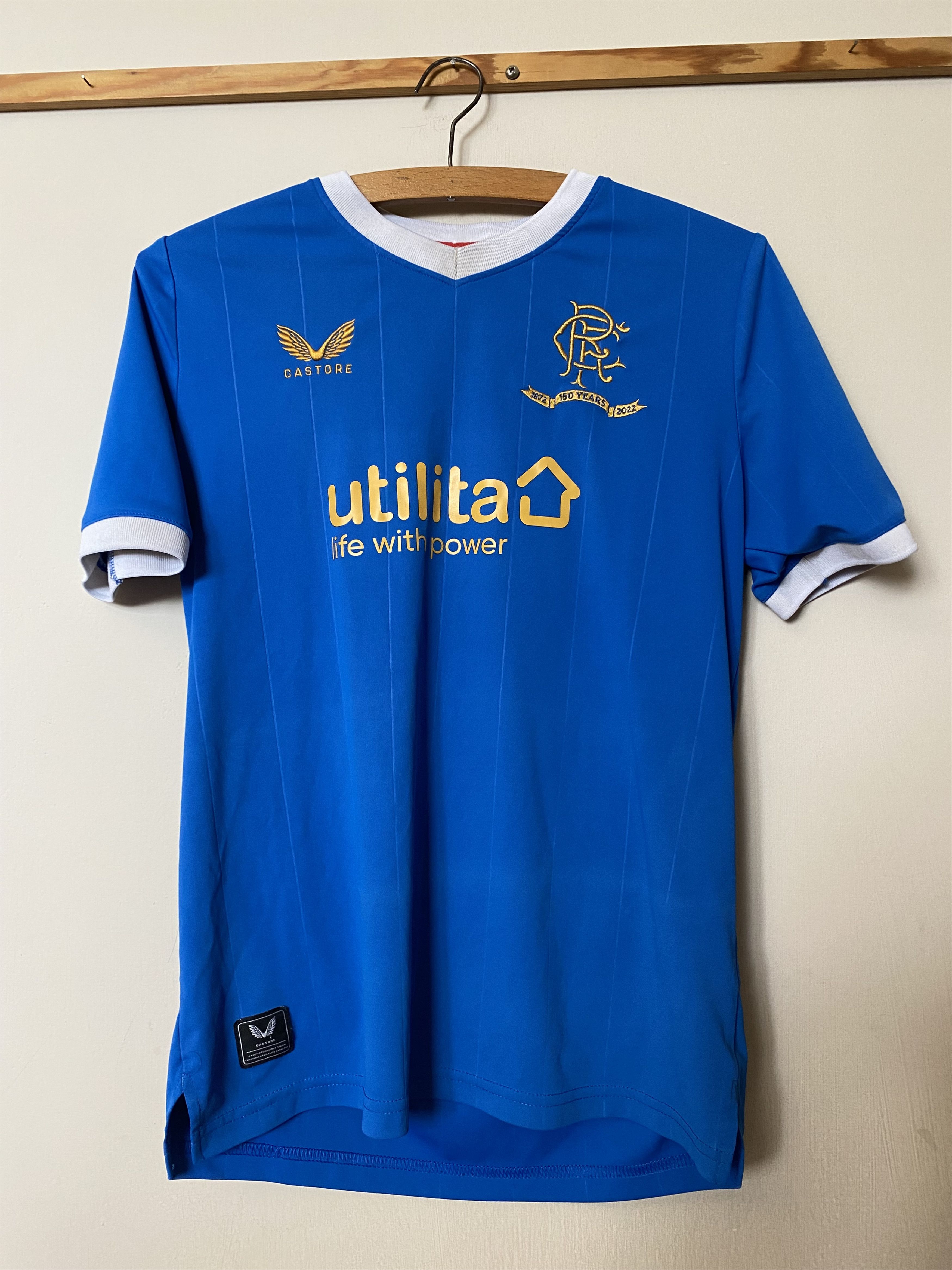 Castore RANGERS F.C. 2022 - 150th Anniversary - Castore - YXL UNIQUE Size US XXS / EU 40 - 1 Thumbnail