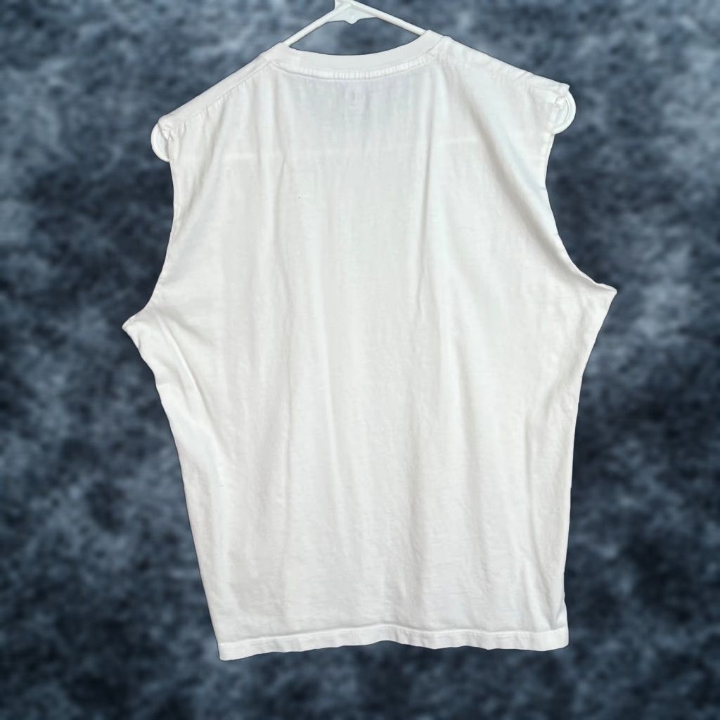 Uniqlo VINTAGE Uniqlo Shirt Mens Small White Sleeveless Supima Cotton T-Shirt Size US S / EU 44-46 / 1 - 1 Thumbnail