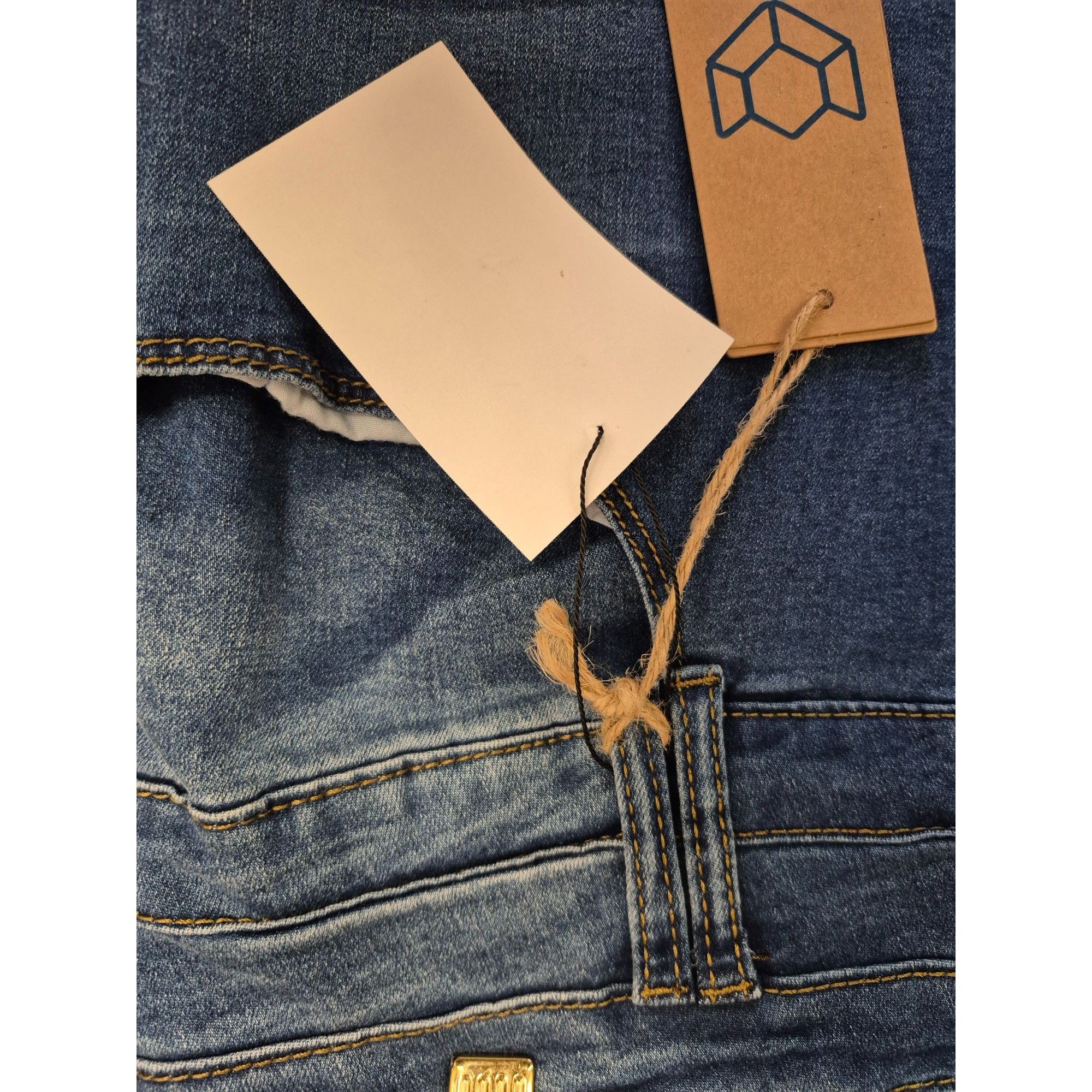 Other Women's High-Waisted Distressed Skinny Jeans Size 18 Blue Tu Size 40" / US 18 - 8 Thumbnail