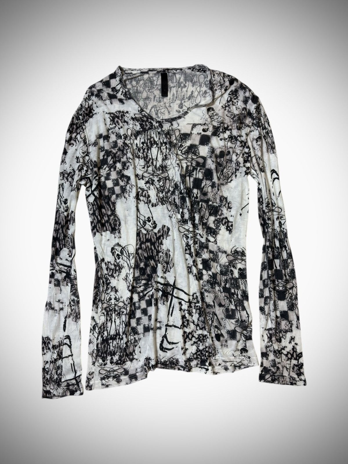 Roen Vintage Roen Semantic Design Skull Cardigan Shirt | Grailed