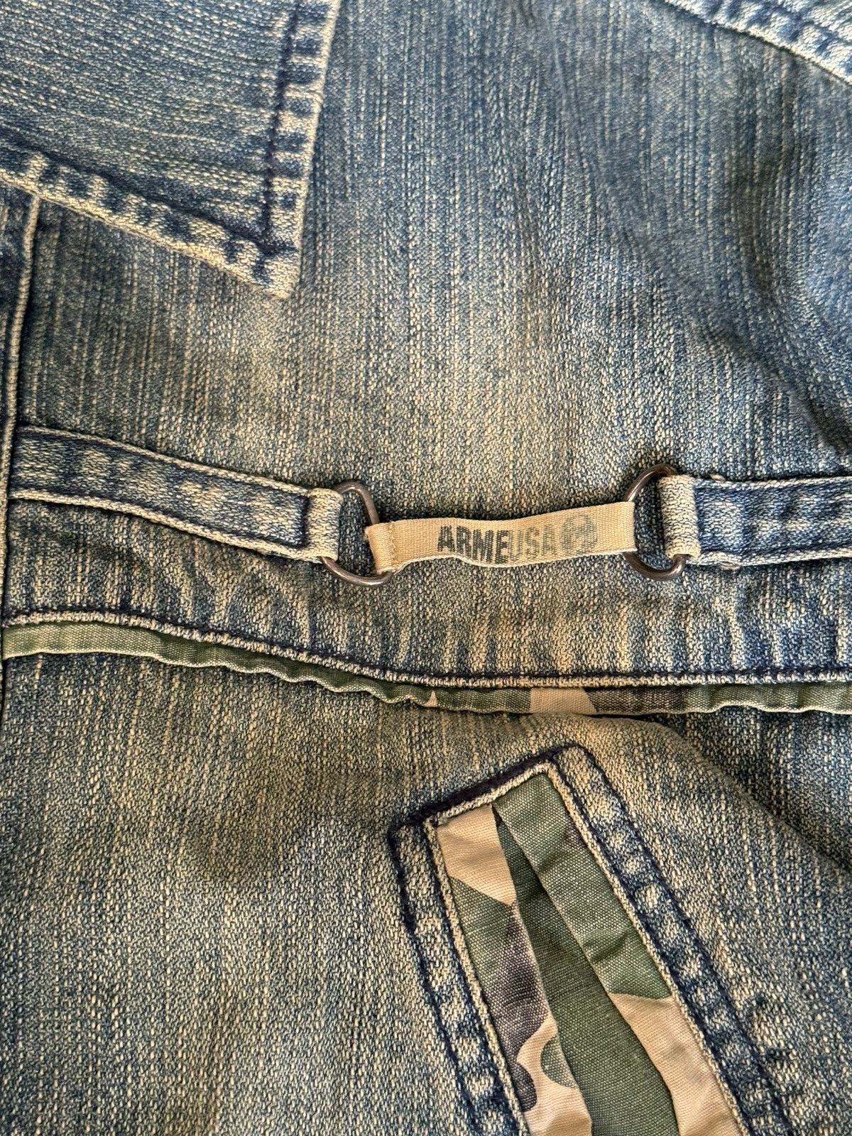 Vintage 🇺🇸 Arme Welcome to the hood Y2K vintage denim coat jacket Size US XL / EU 56 / 4 - 7 Thumbnail