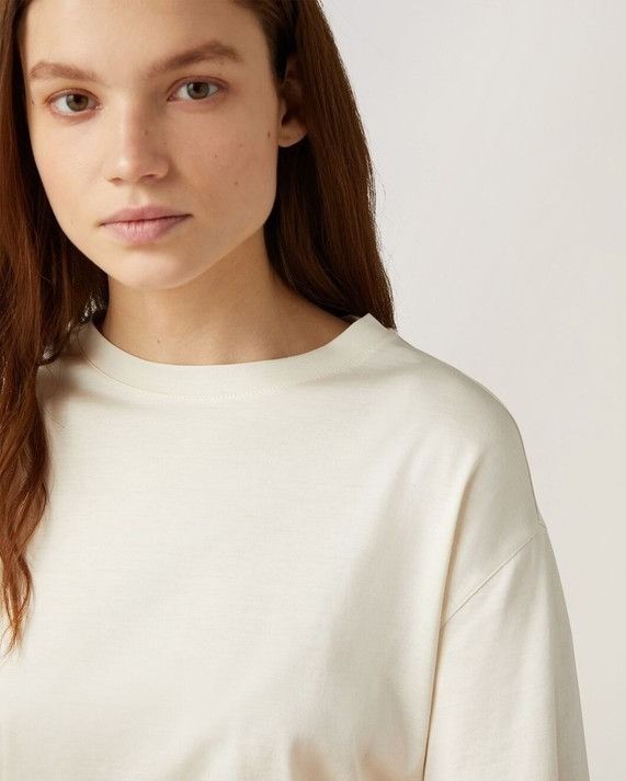 Loro Piana o1srvl11e1024 Cocooning Short Sleeve T-Shirt in White Size XL / US 12-14 / IT 48-50 - 6 Thumbnail