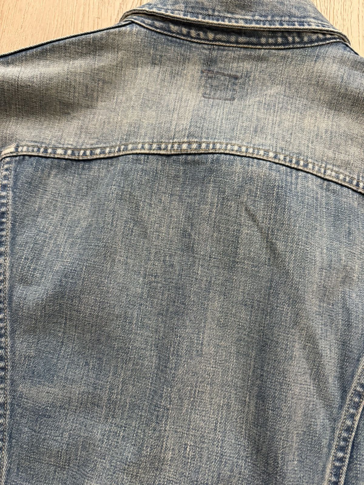 RRL Ralph Lauren Leeland Indigo Denim Trucker Jacket Size US XL / EU 56 / 4 - 9 Thumbnail