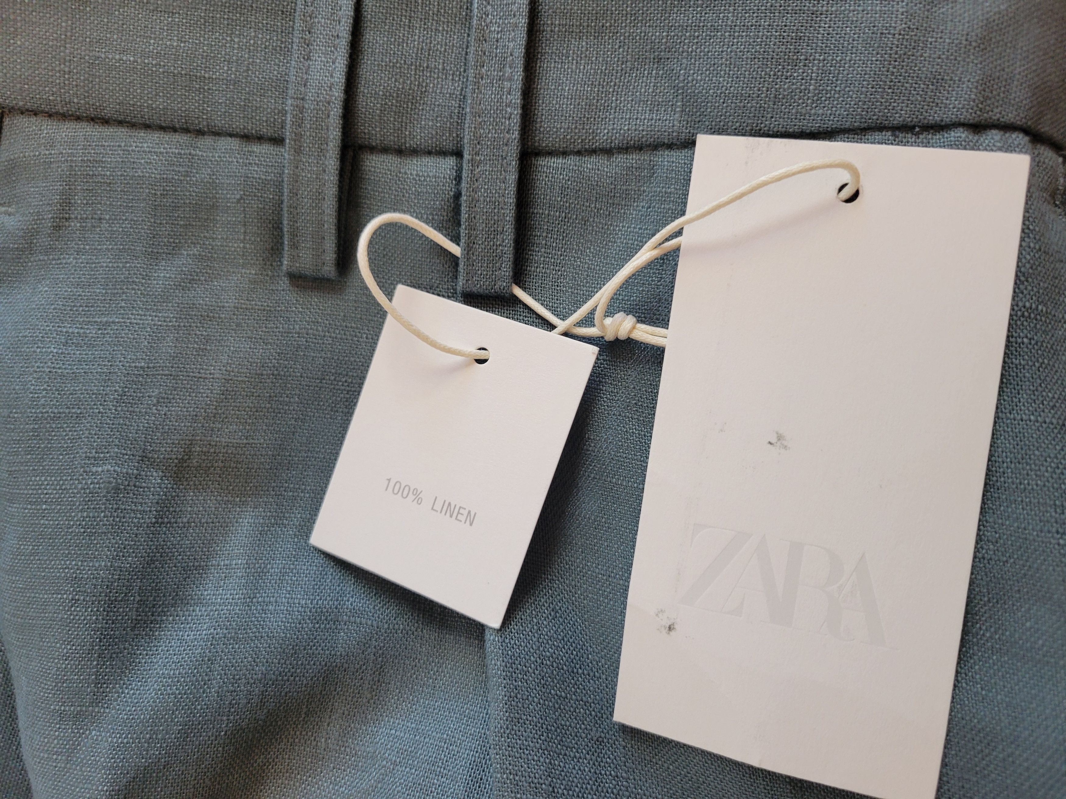 Zara 100% Linen Trousers Size US 30 / EU 46 - 5 Thumbnail