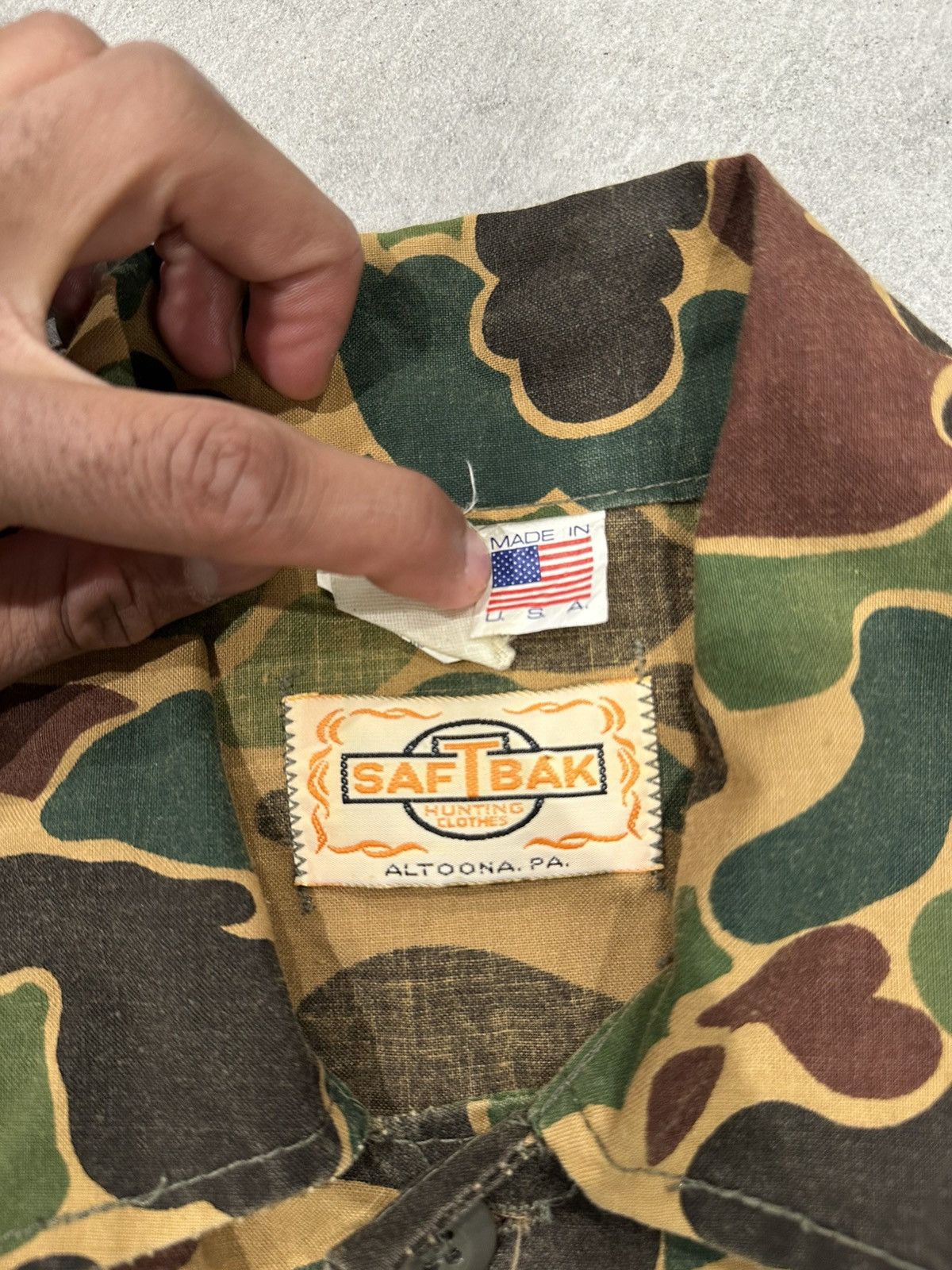 SafTbak VINTAGE camo jacket Size US L / EU 52-54 / 3 - 2 Thumbnail