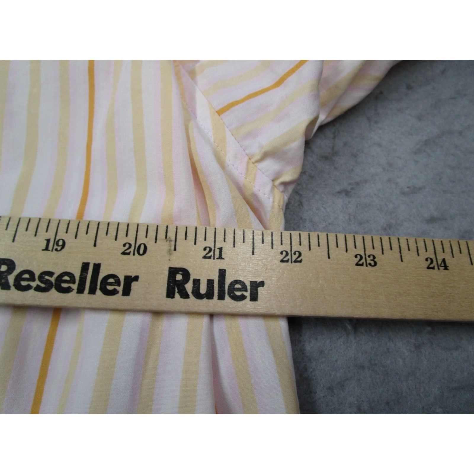 Aritzia Aritzia Wilfred Free Shirt Womens 2XS Yellow Lilac Button Up Relaxed Barlowe Size XXS / US 00 / IT 34 - 7 Thumbnail